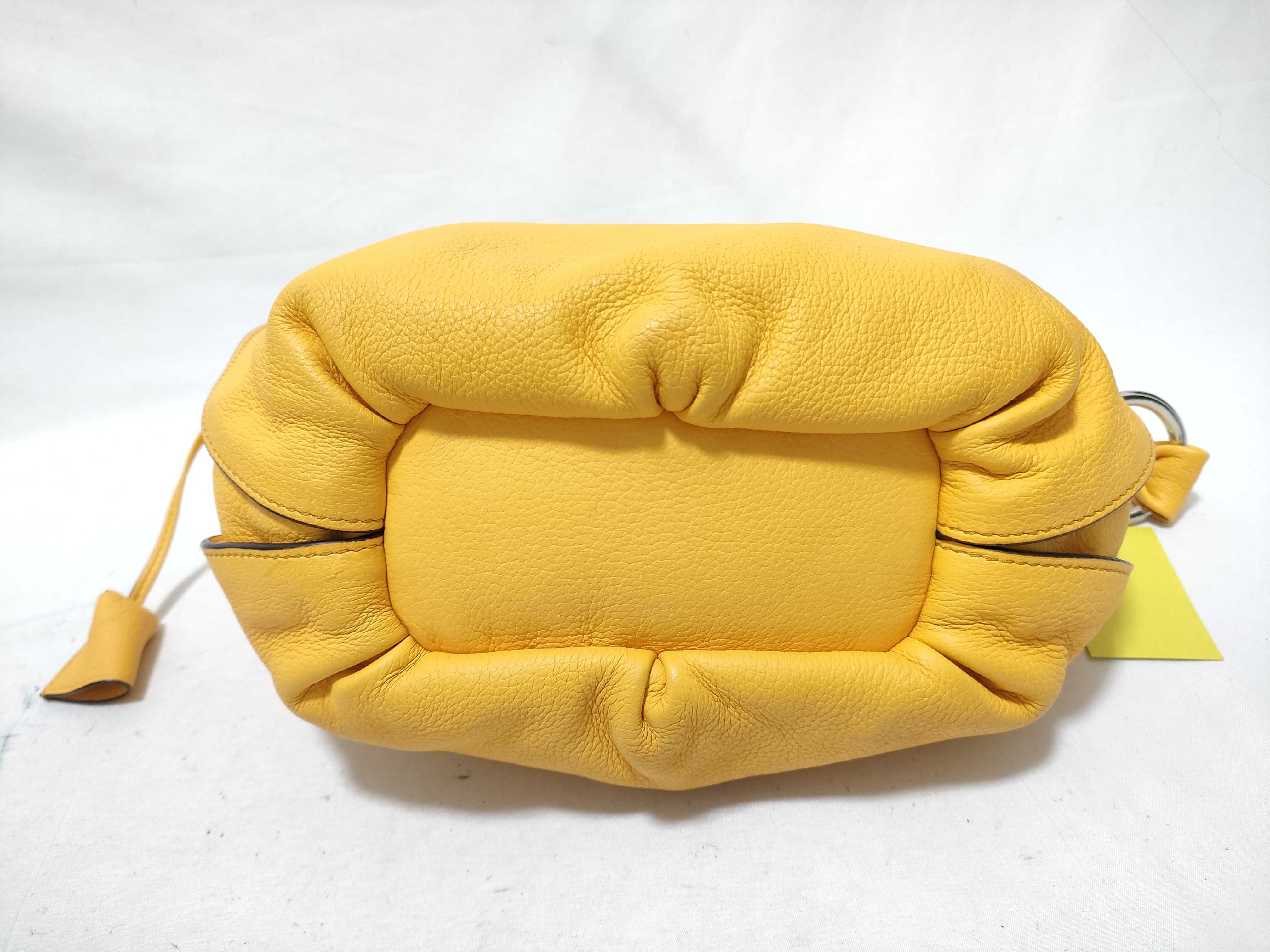 Bittersweet Leather Yellow Shoulder Bag — view 8