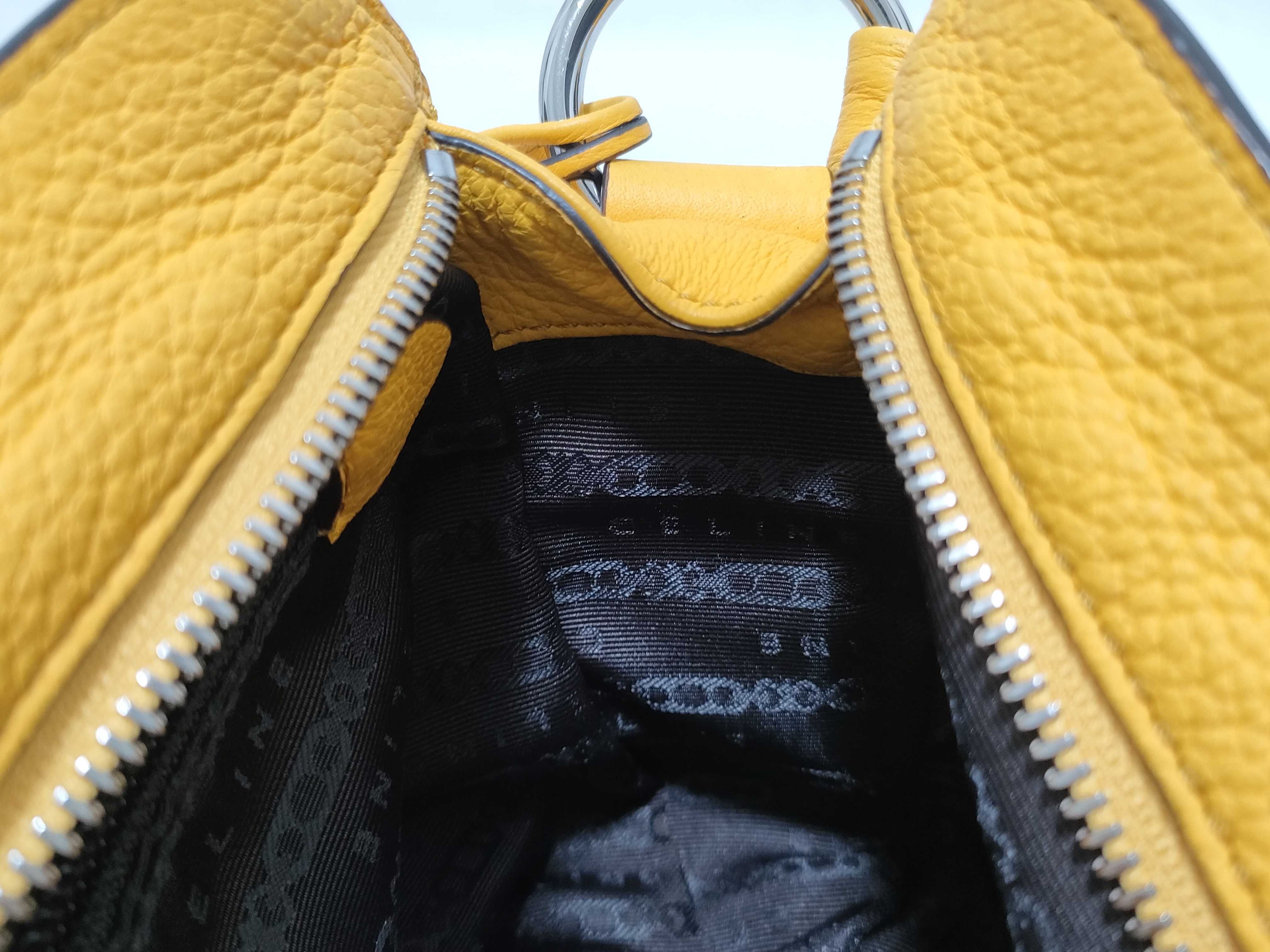 Bittersweet Leather Yellow Shoulder Bag — view 9