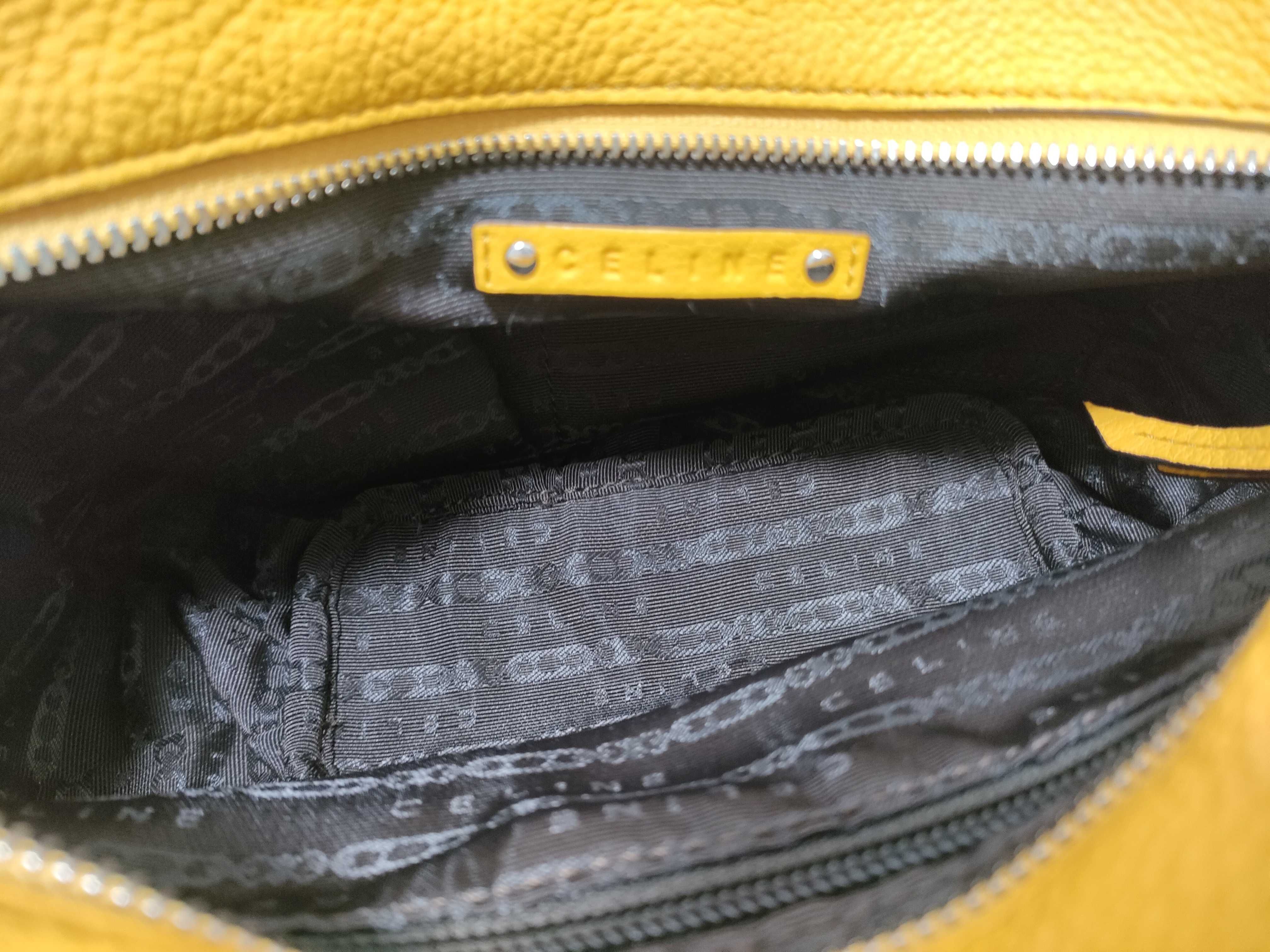 Bittersweet Leather Yellow Shoulder Bag — view 10