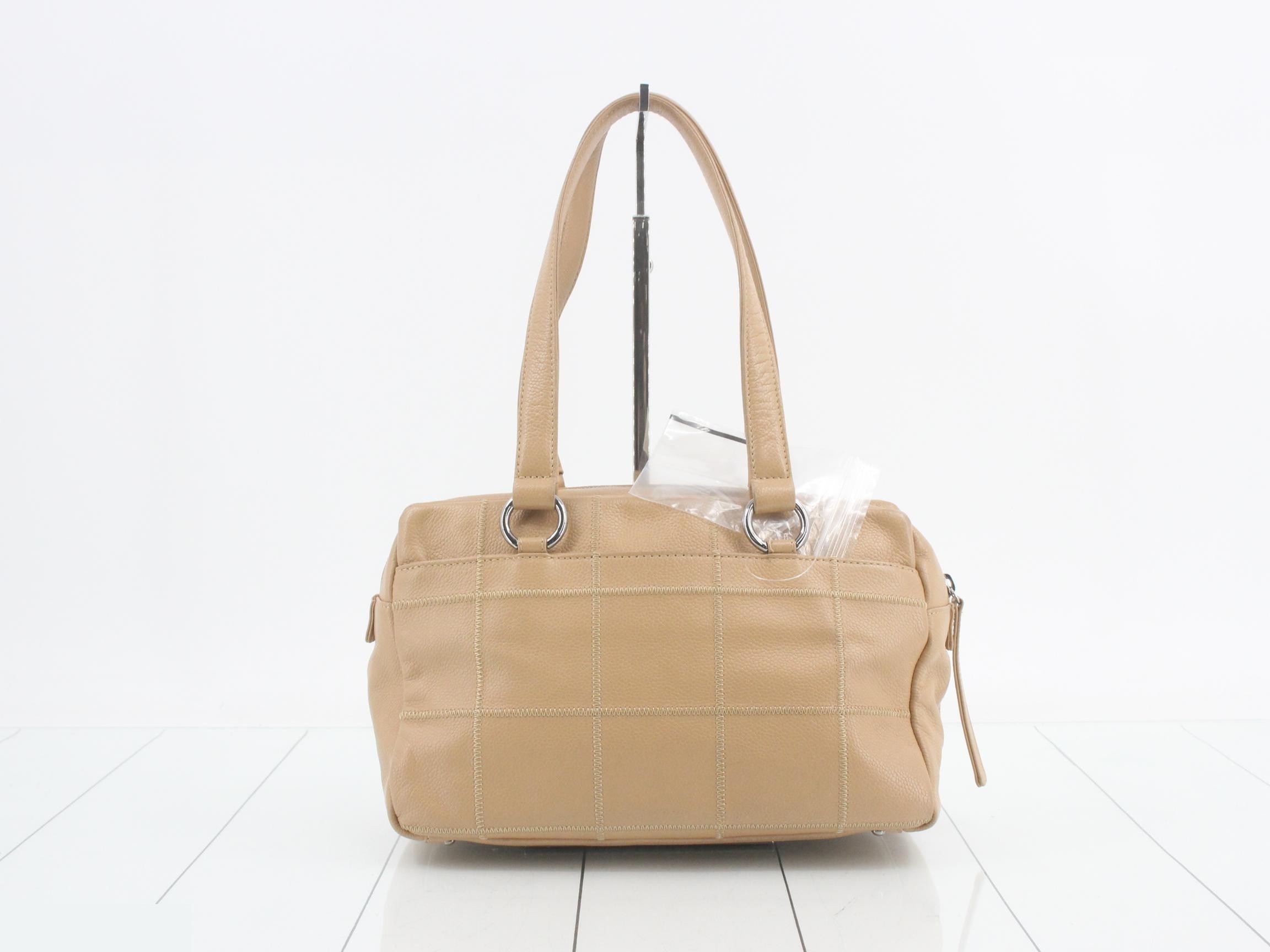 Chocolate Bar Caviar Skin Semi-Shoulder Bag — view 2