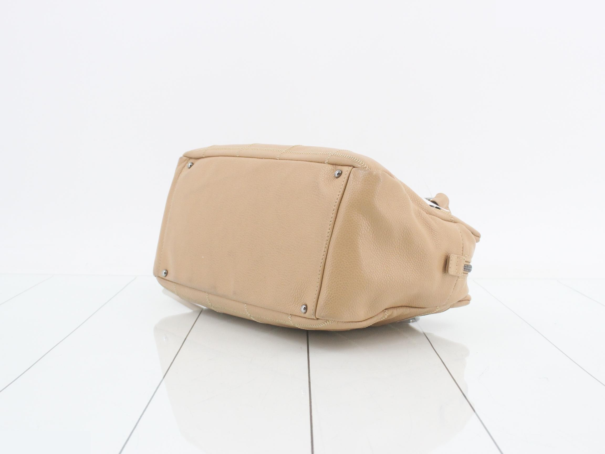 Chocolate Bar Caviar Skin Semi-Shoulder Bag — view 6