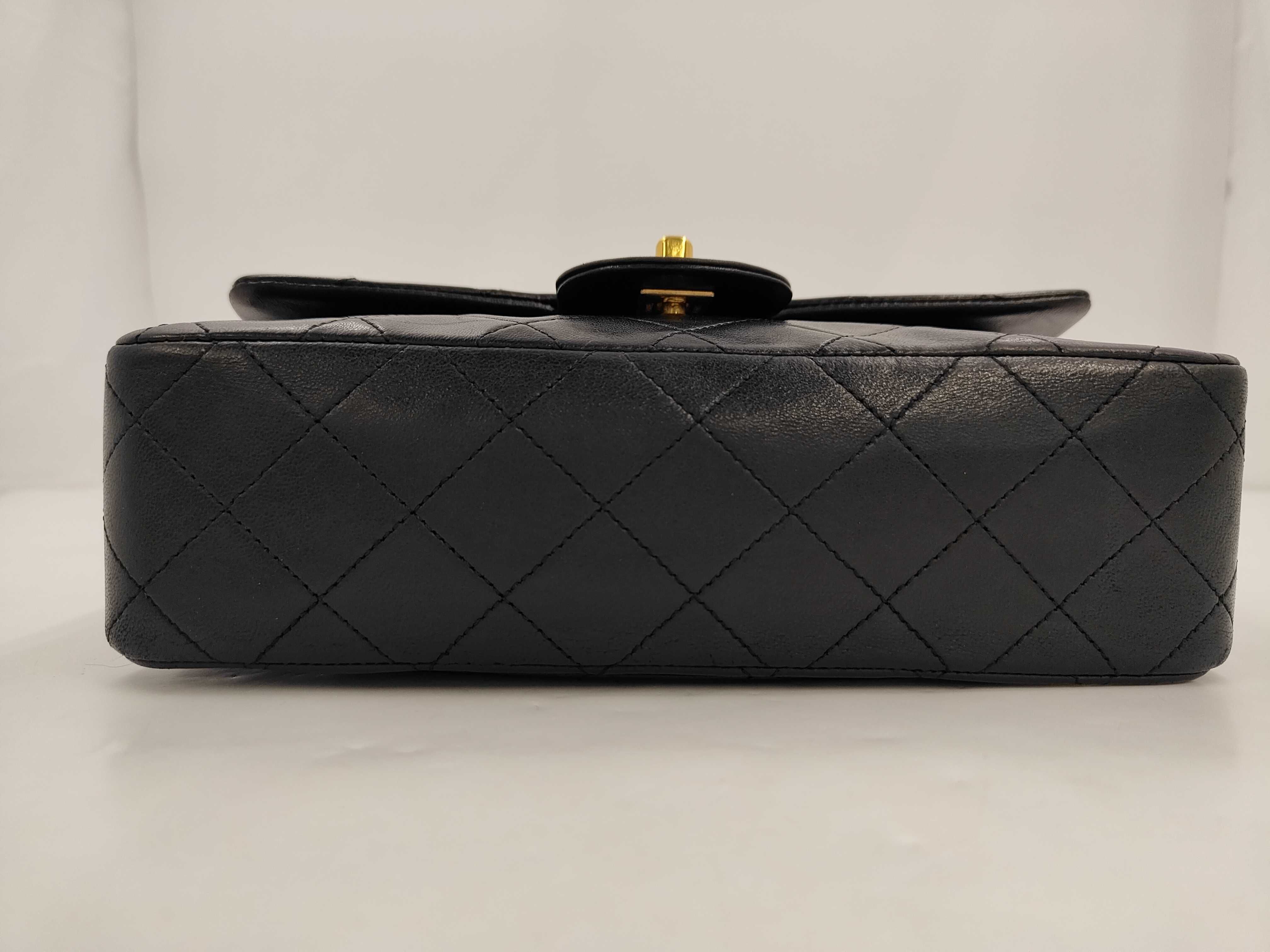 Matelassé 23 Double Flap Chain Shoulder Bag, Lambskin, Black, Gold Hardware, 0859779 (Shoulder Bag) — view 3