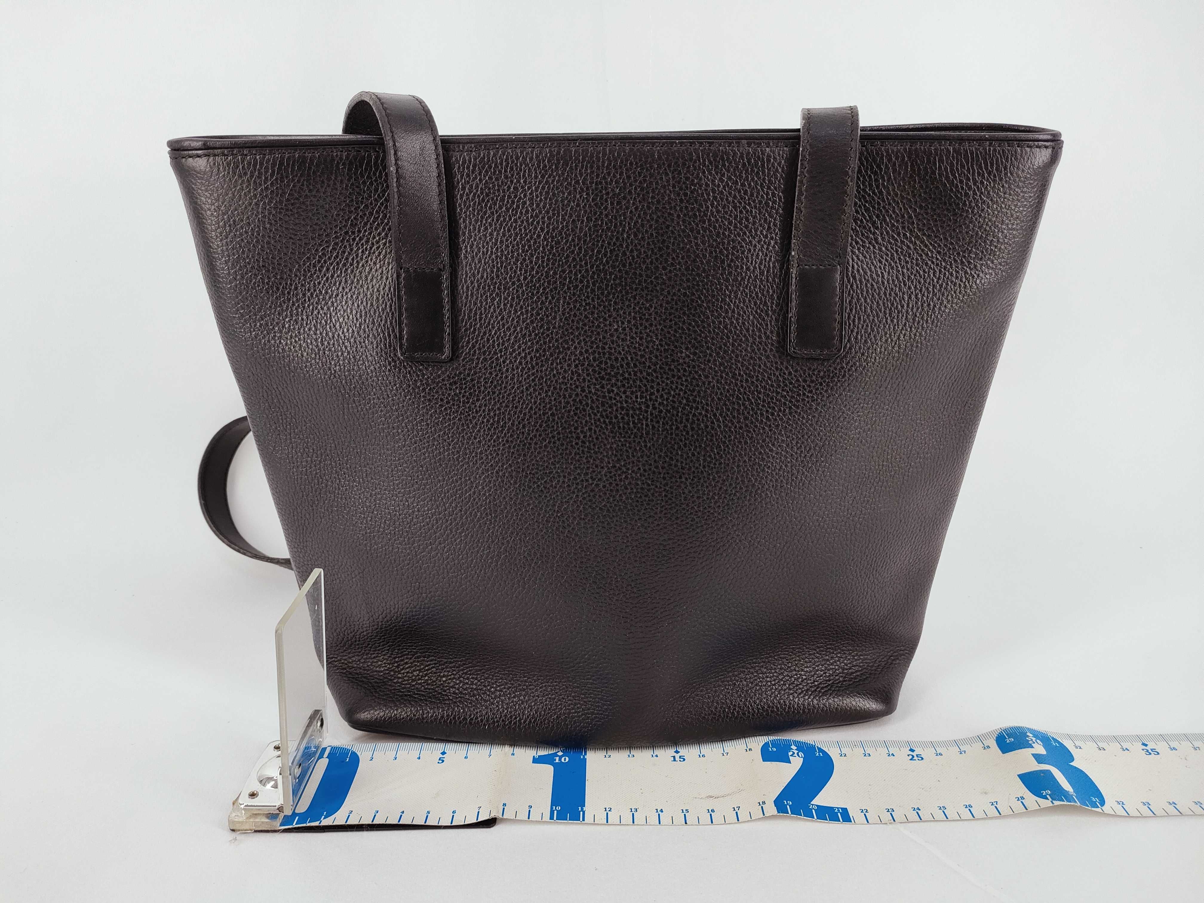 leather tote bag shoulder bag tote bag — view 2
