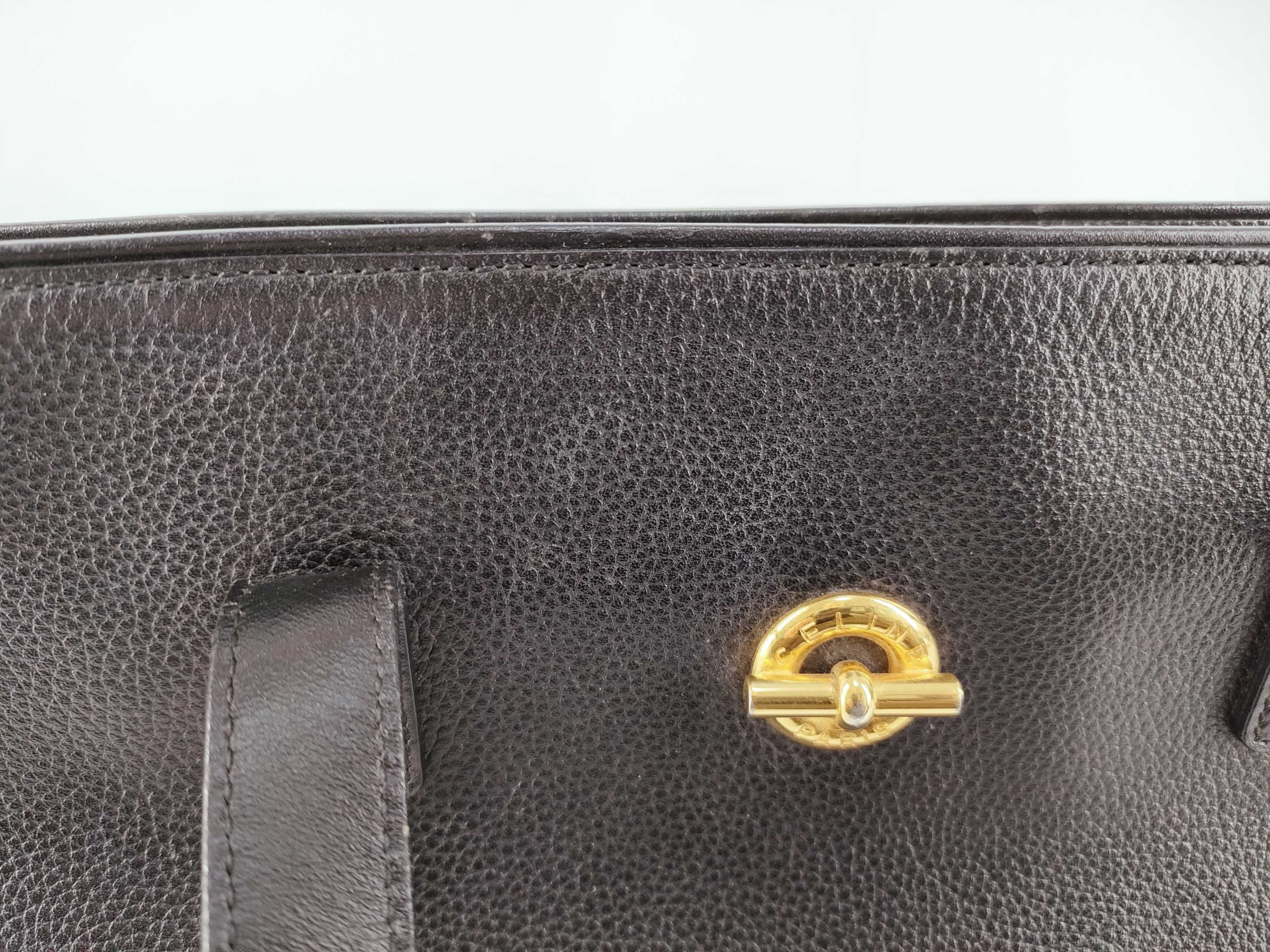 leather tote bag shoulder bag tote bag — view 12