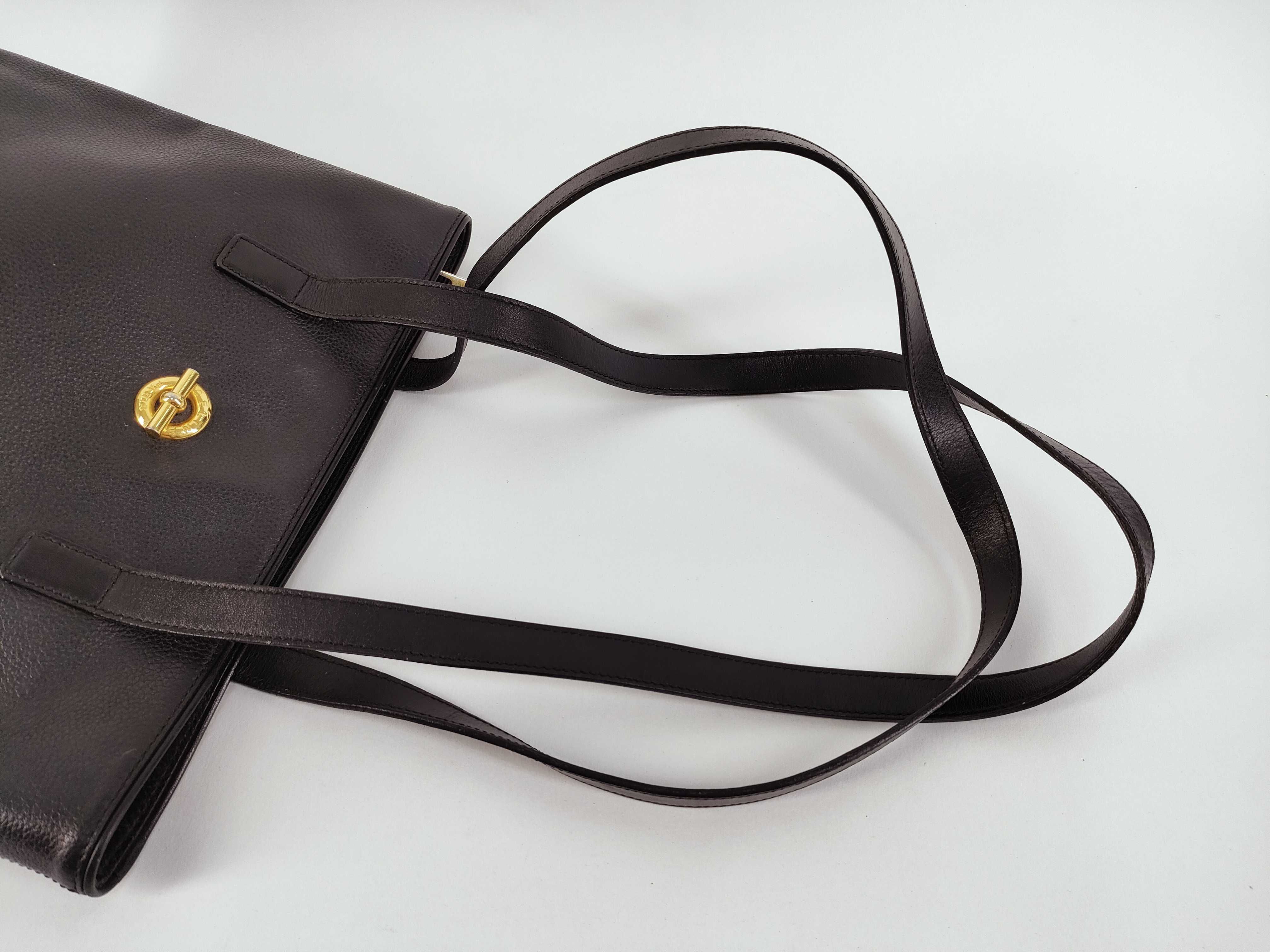 leather tote bag shoulder bag tote bag — view 3