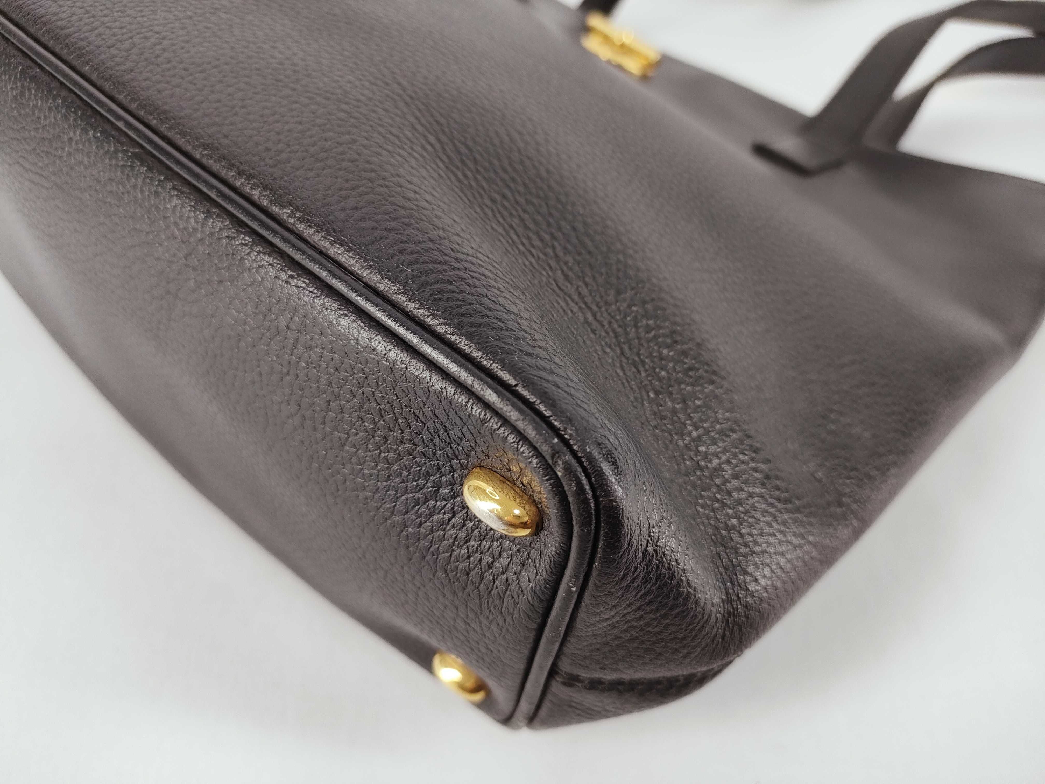 leather tote bag shoulder bag tote bag — view 6