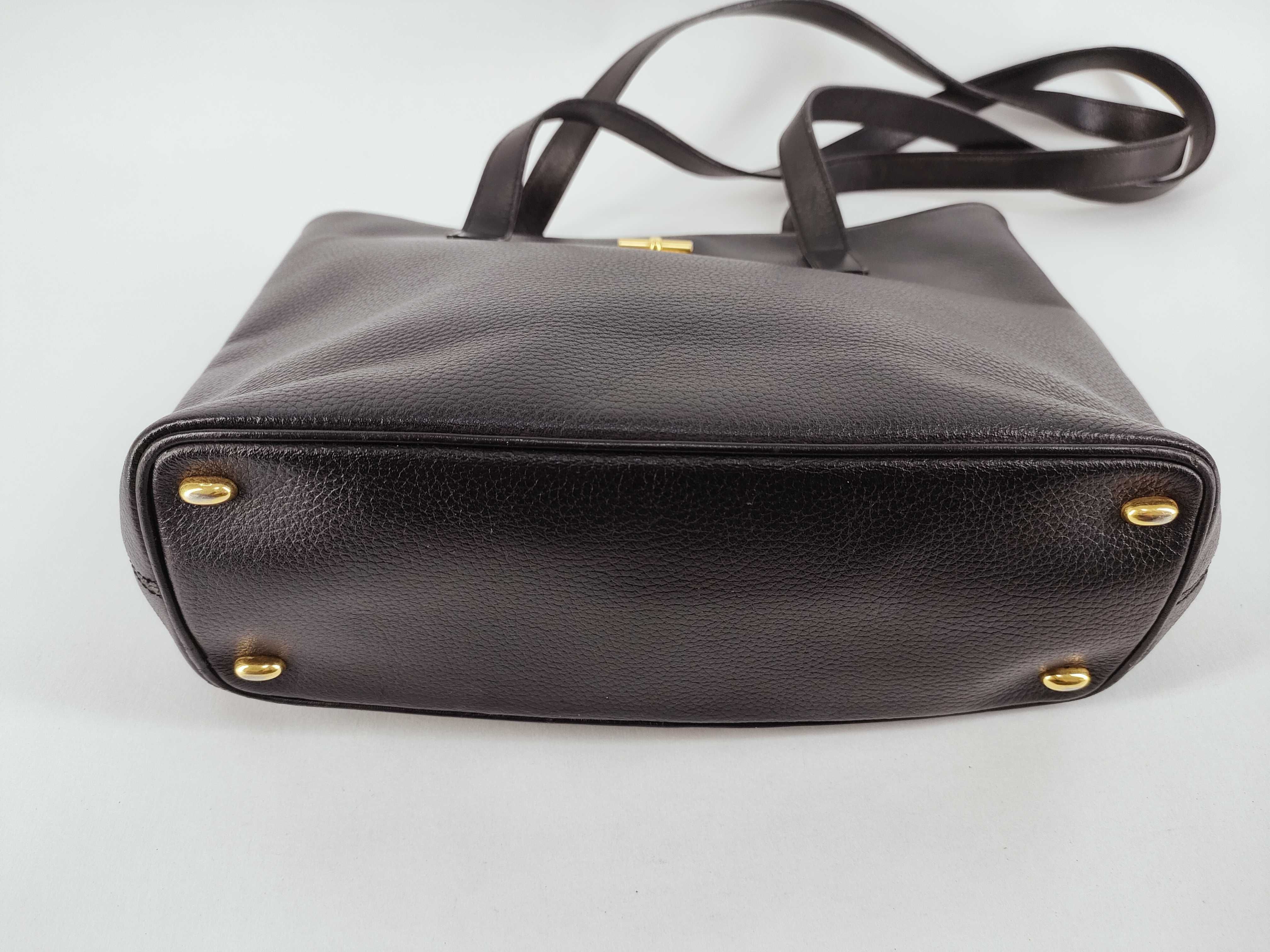 leather tote bag shoulder bag tote bag — view 7