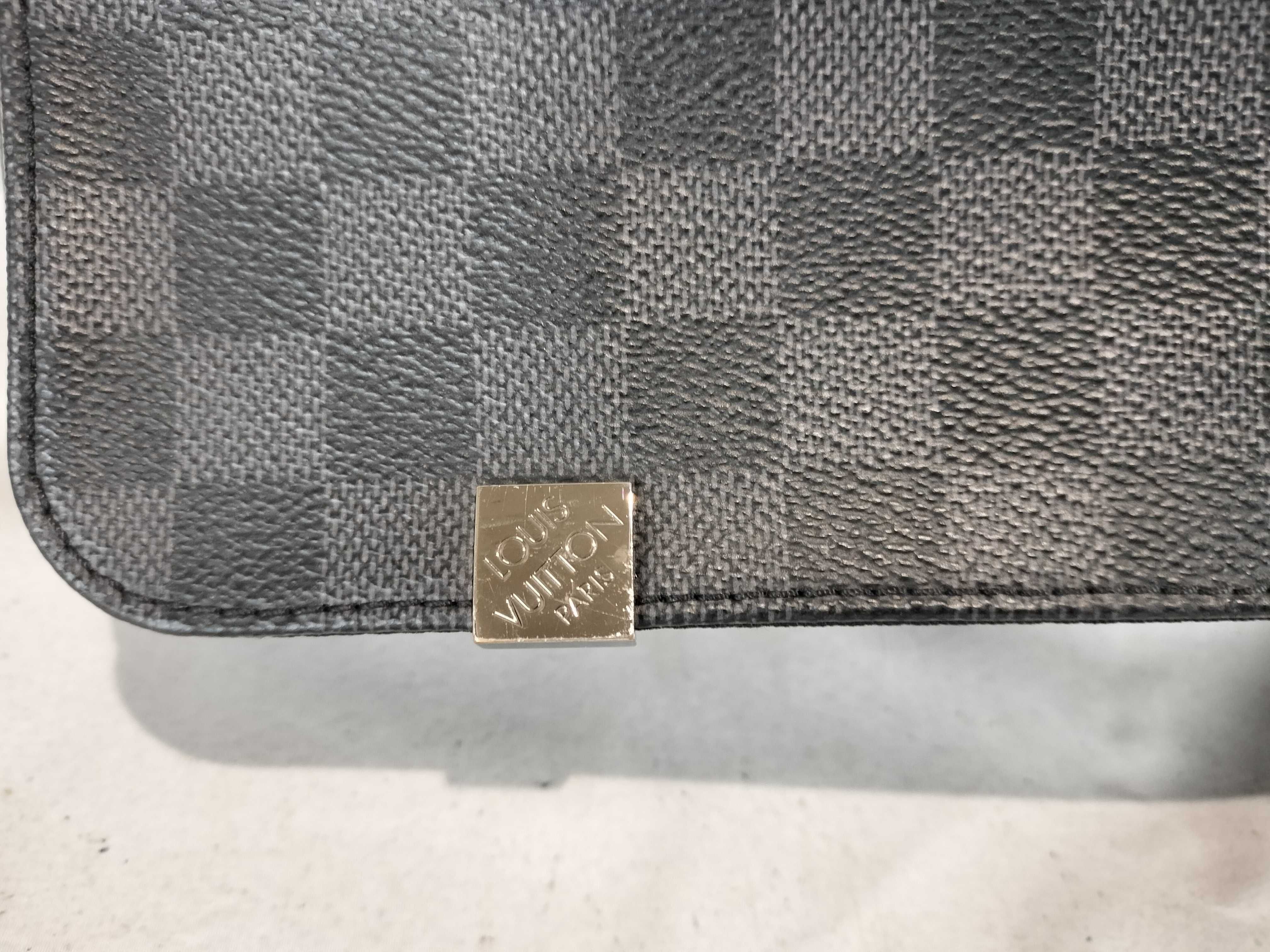 Damier District NM PM Damier Graphite Black Shoulder Bag — view 2