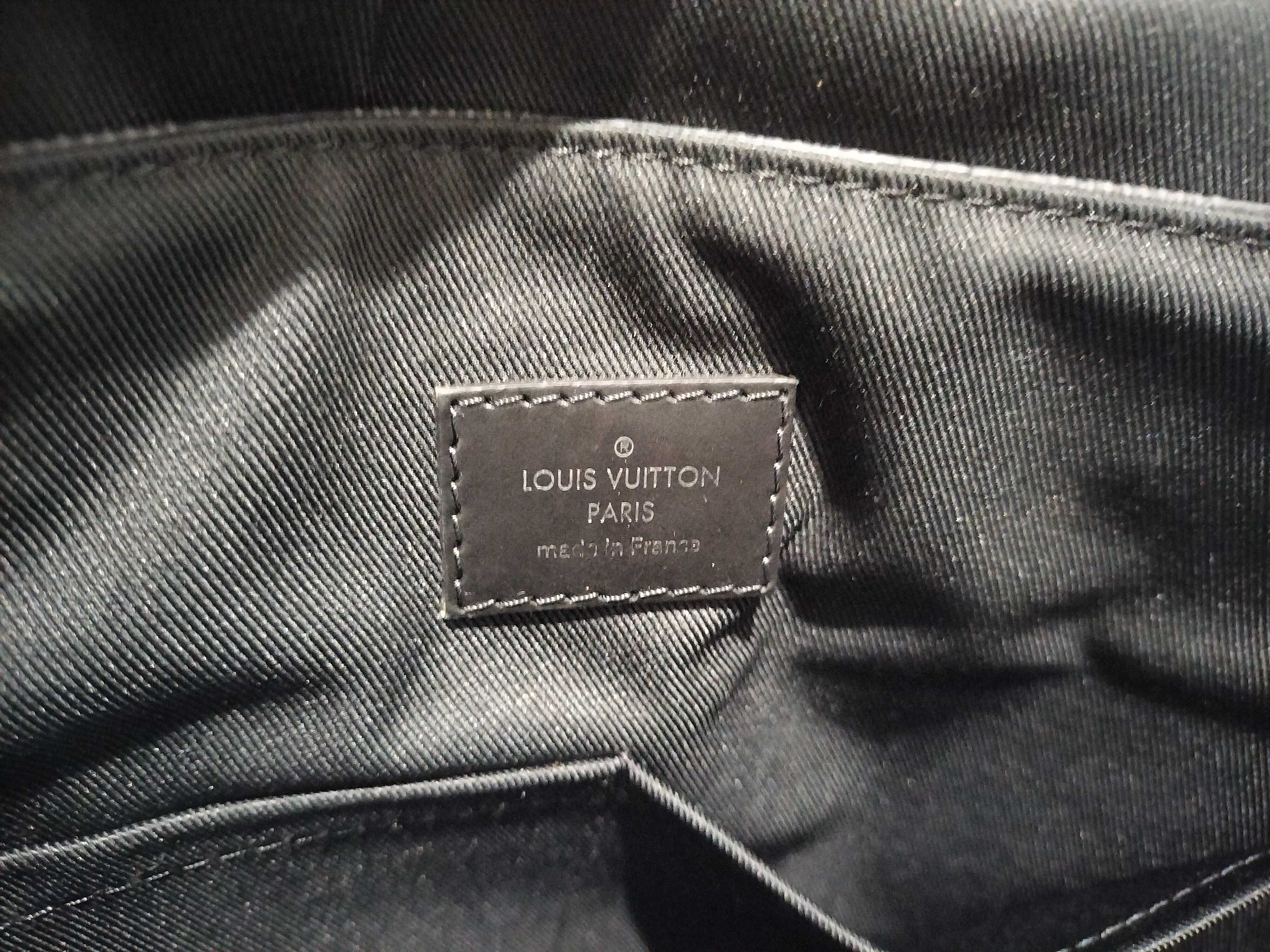 Damier District NM PM Damier Graphite Black Shoulder Bag — view 12