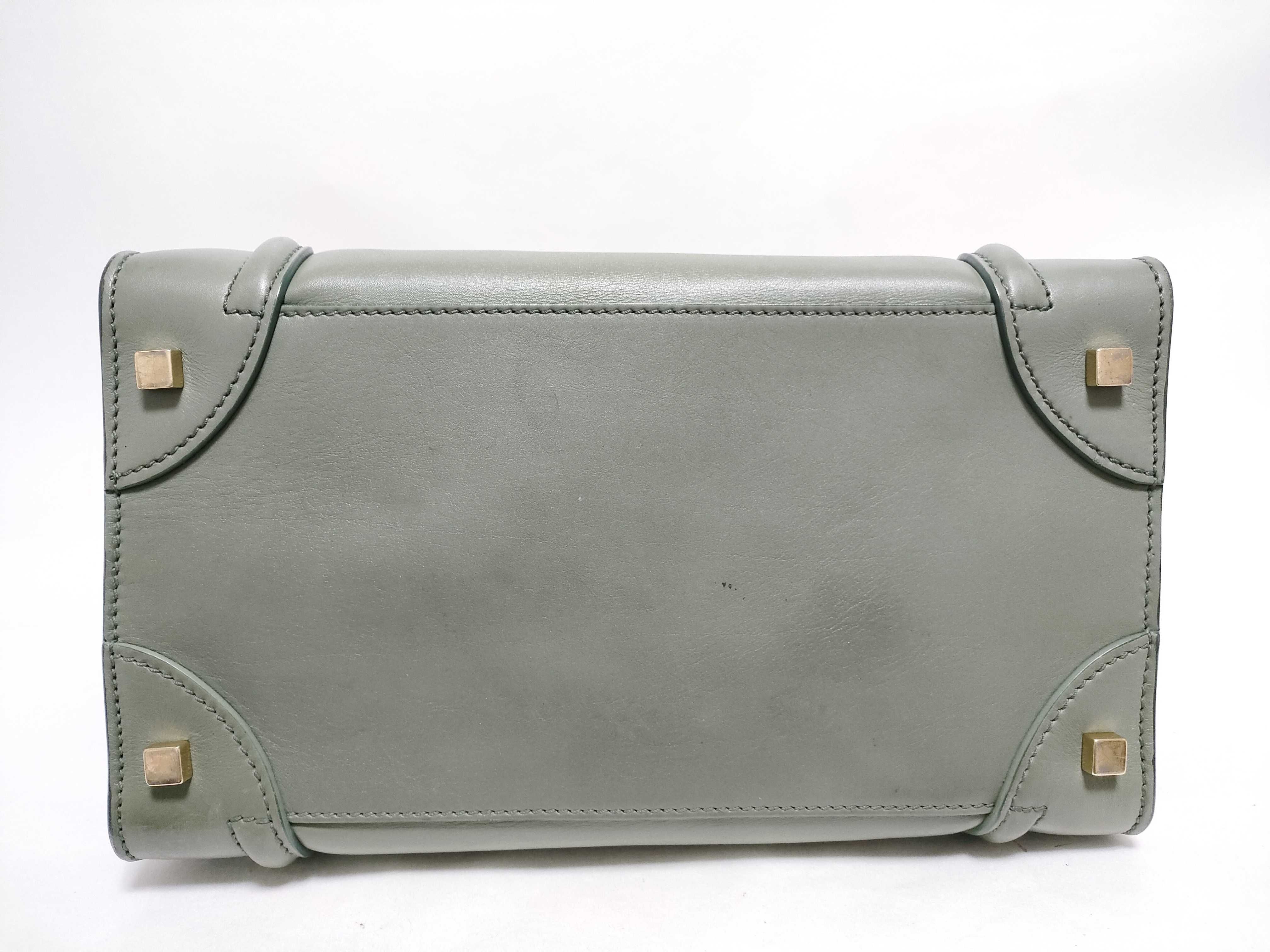 Luggage Mini Shopper Green Handbag — view 8