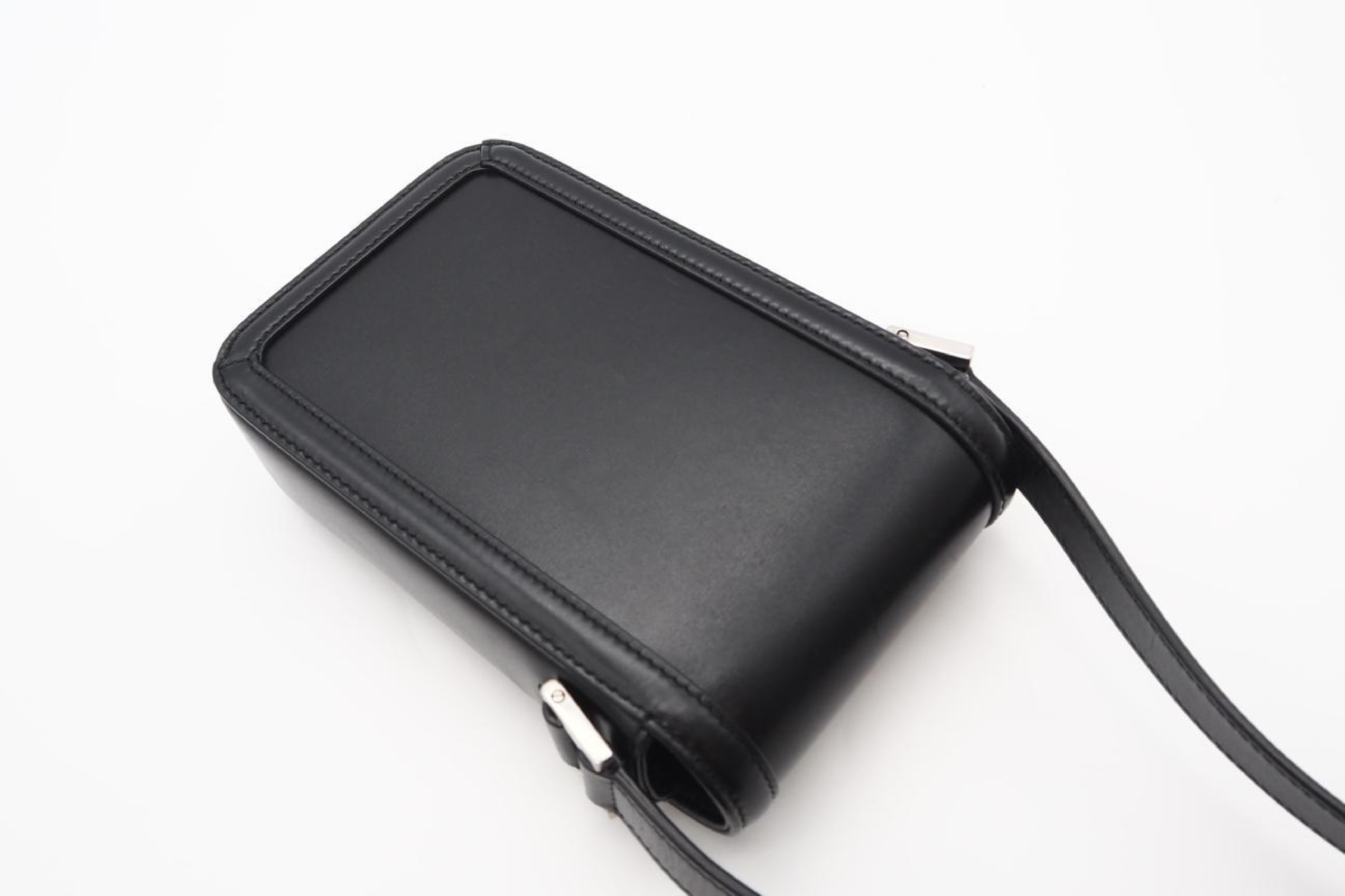753963 YSL Logo Solferino Mini Black Shoulder Bag — view 3