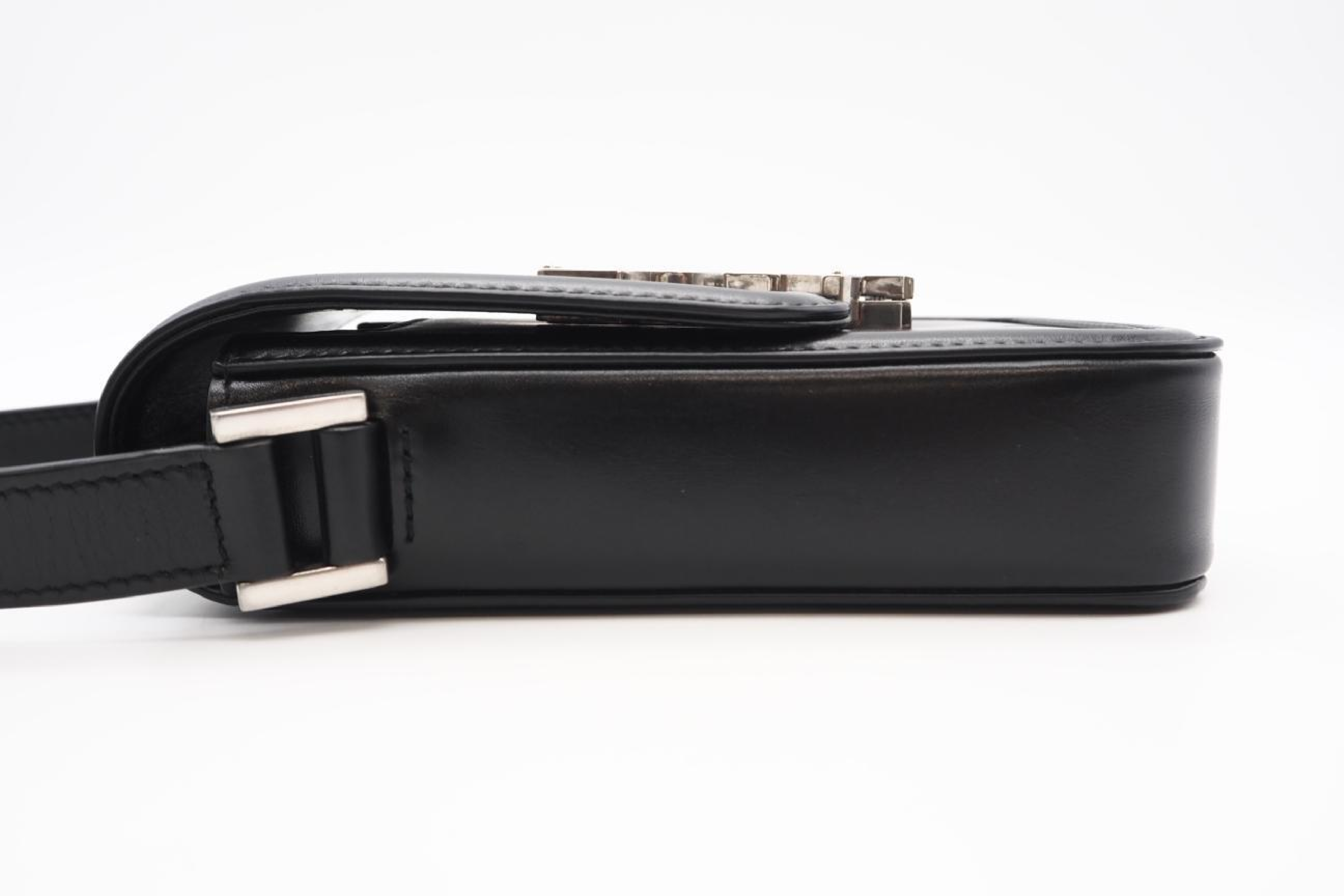 753963 YSL Logo Solferino Mini Black Shoulder Bag — view 4