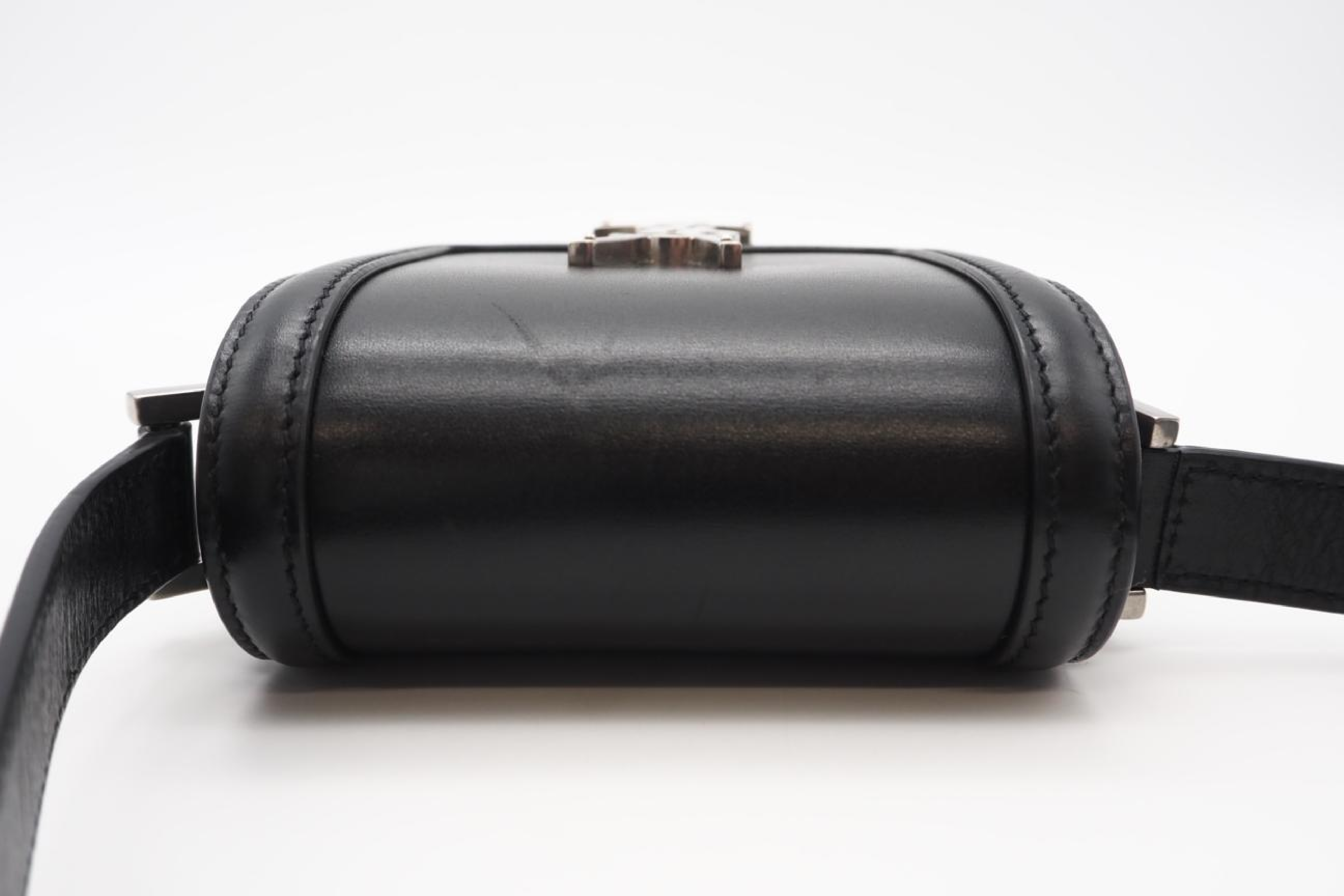753963 YSL Logo Solferino Mini Black Shoulder Bag — view 5