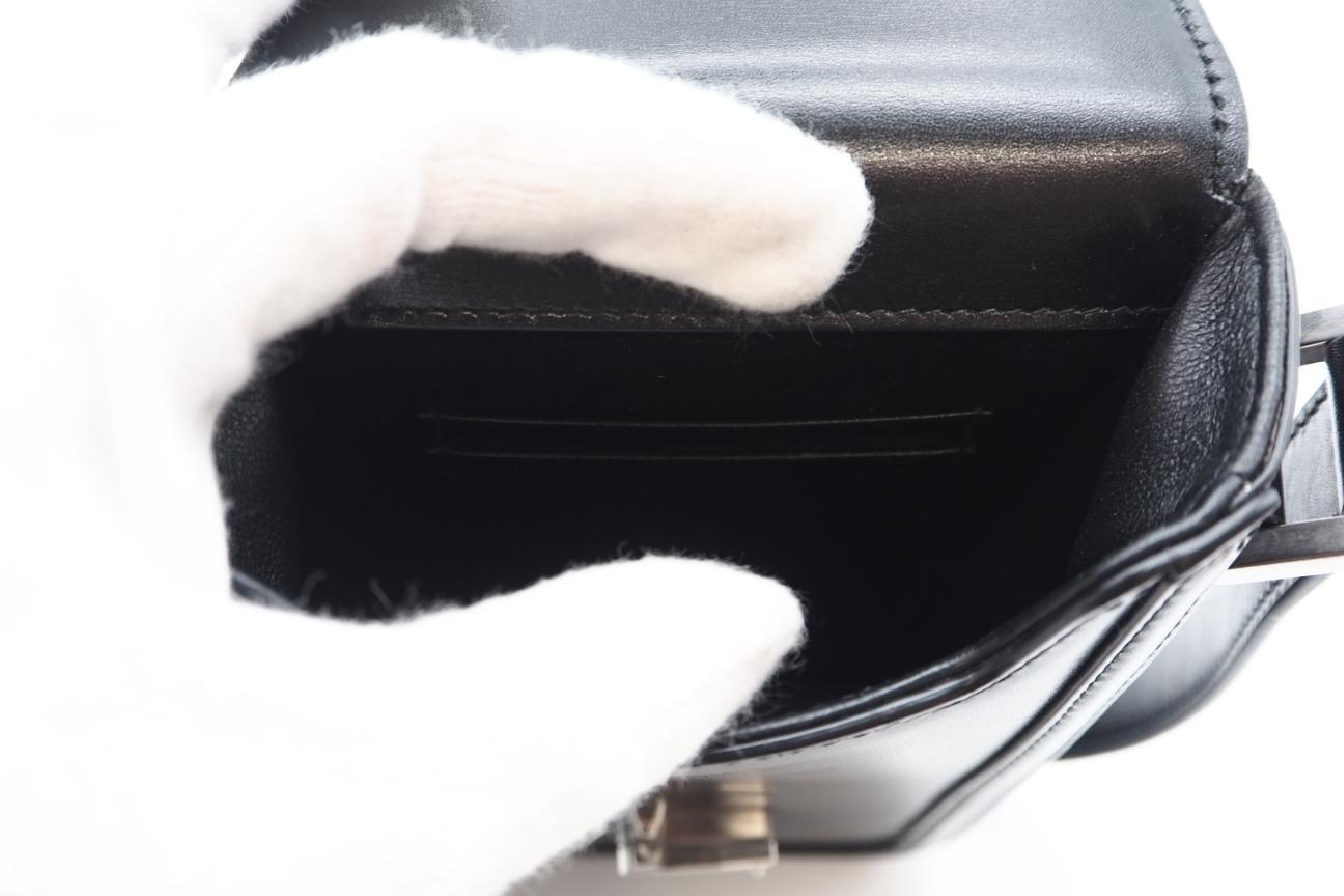 753963 YSL Logo Solferino Mini Black Shoulder Bag — view 9