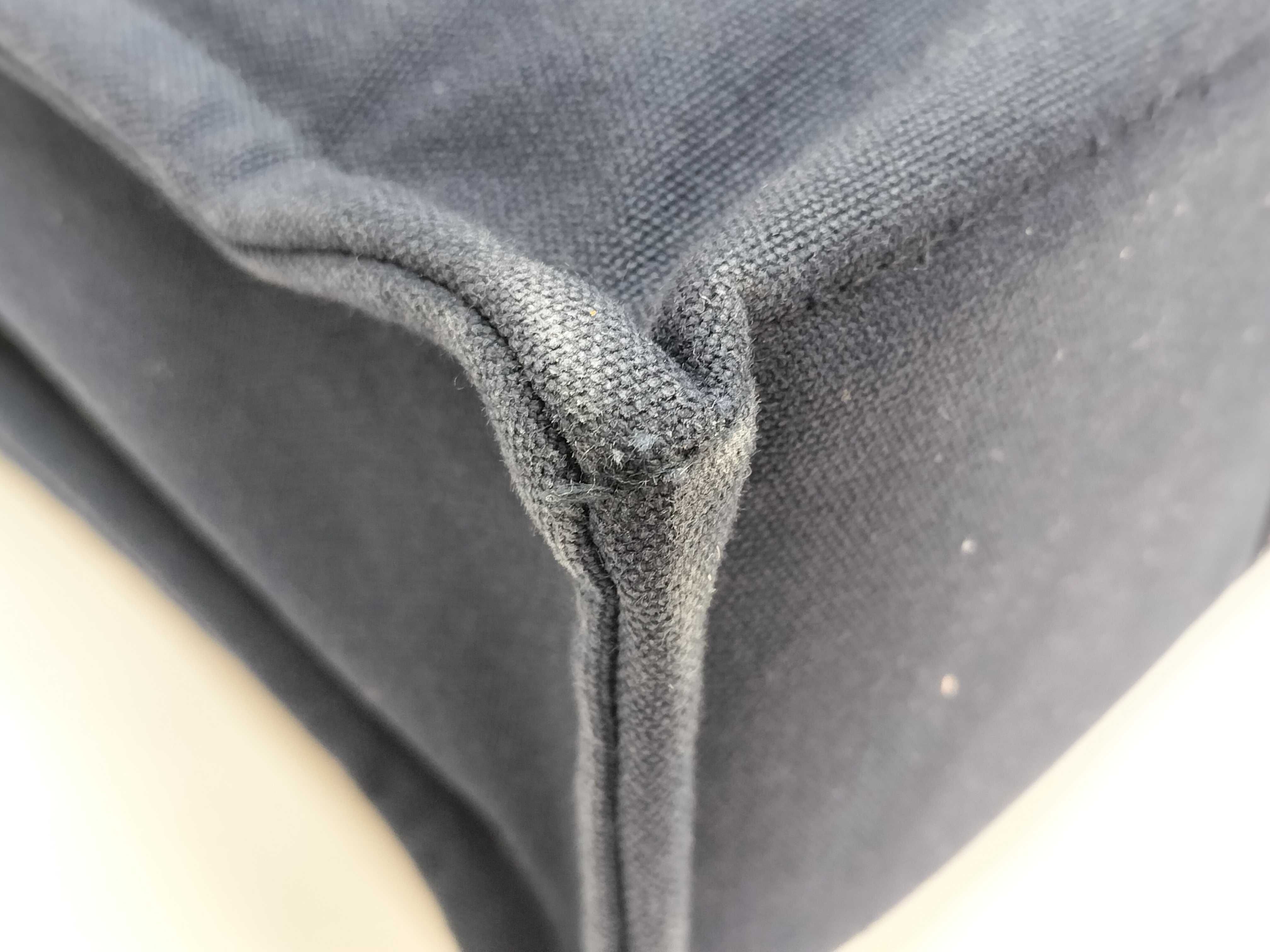 Deauville MM Navy Tote Bag — view 3