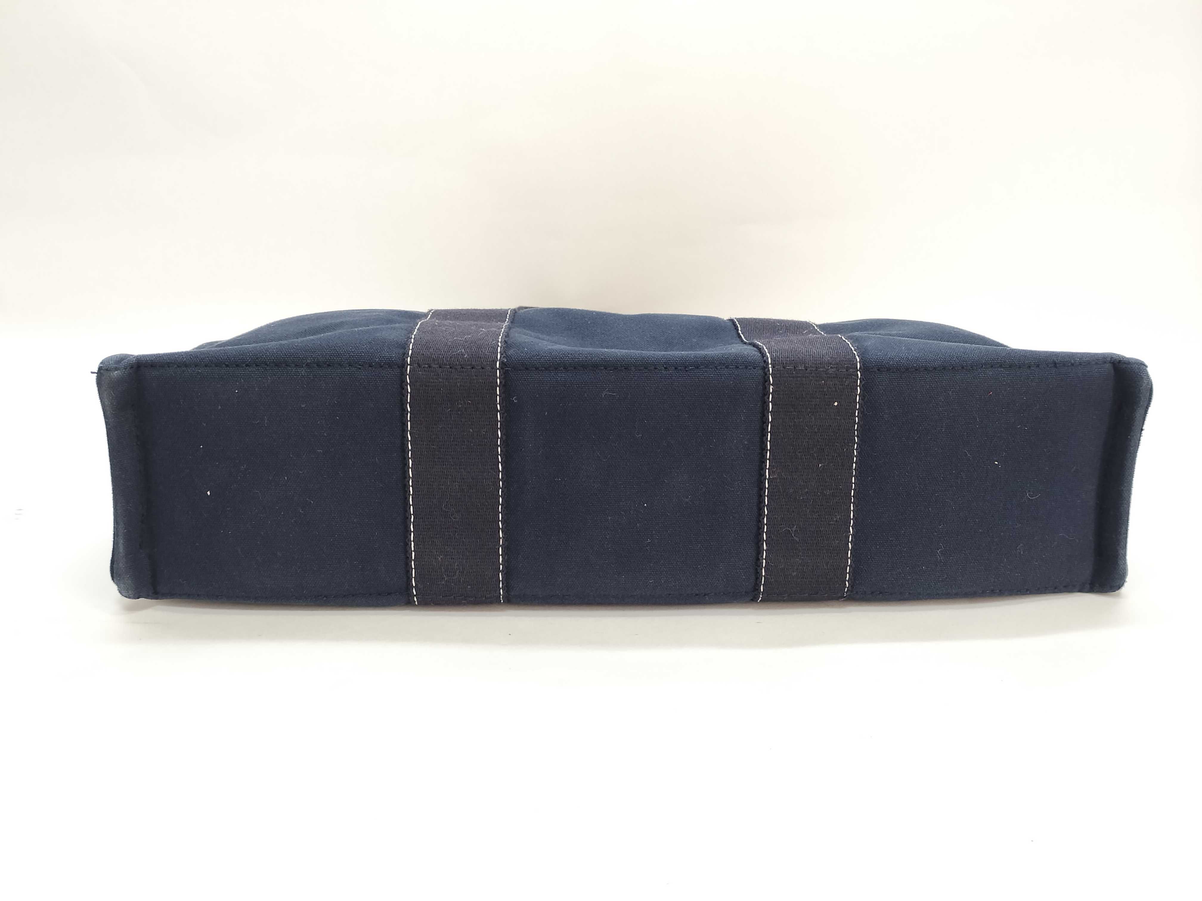 Deauville MM Navy Tote Bag — view 4