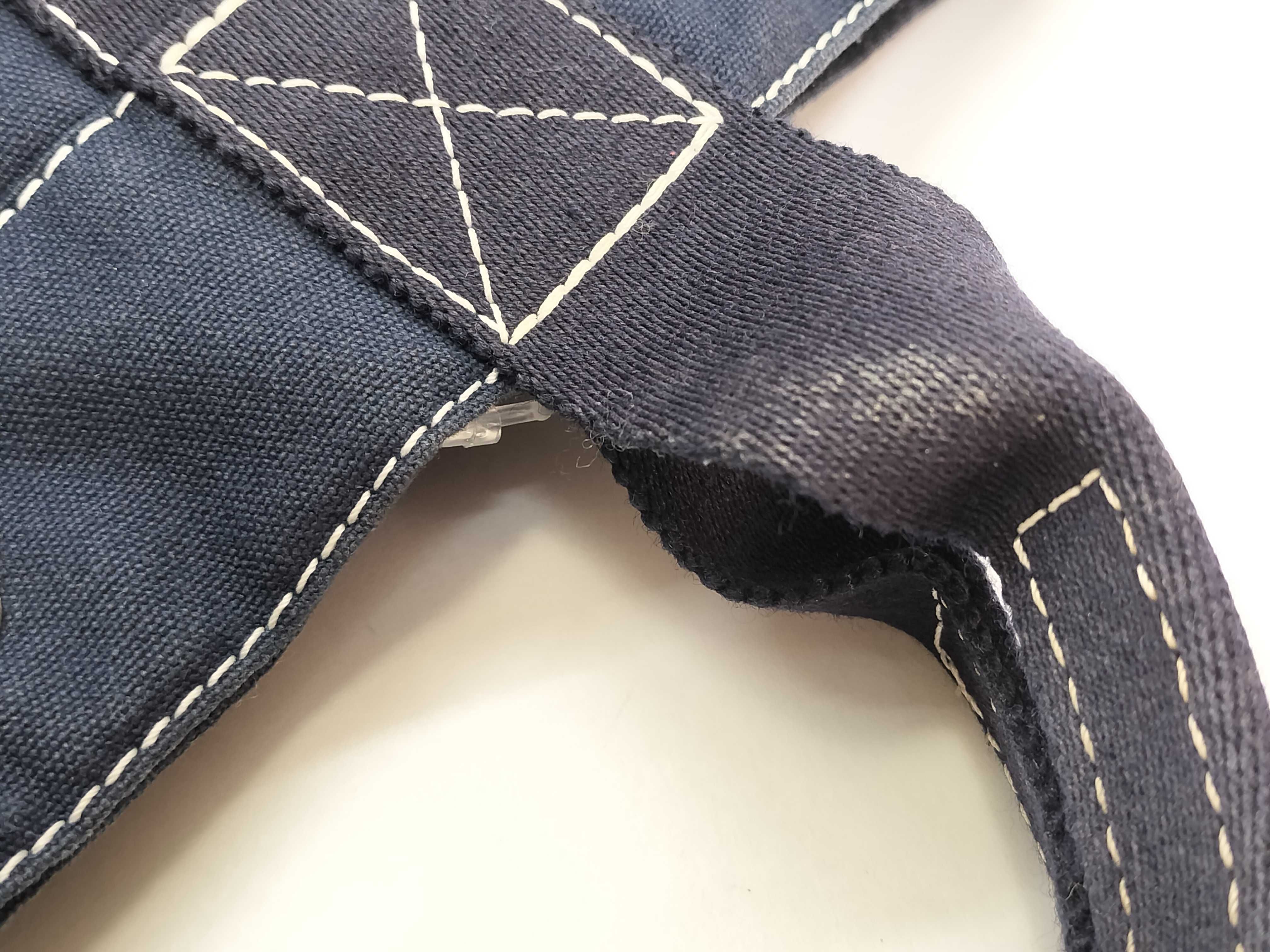 Deauville MM Navy Tote Bag — view 7