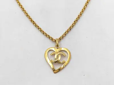 Coco Mark Heart Necklace 95P Accessories: Box, Necklace