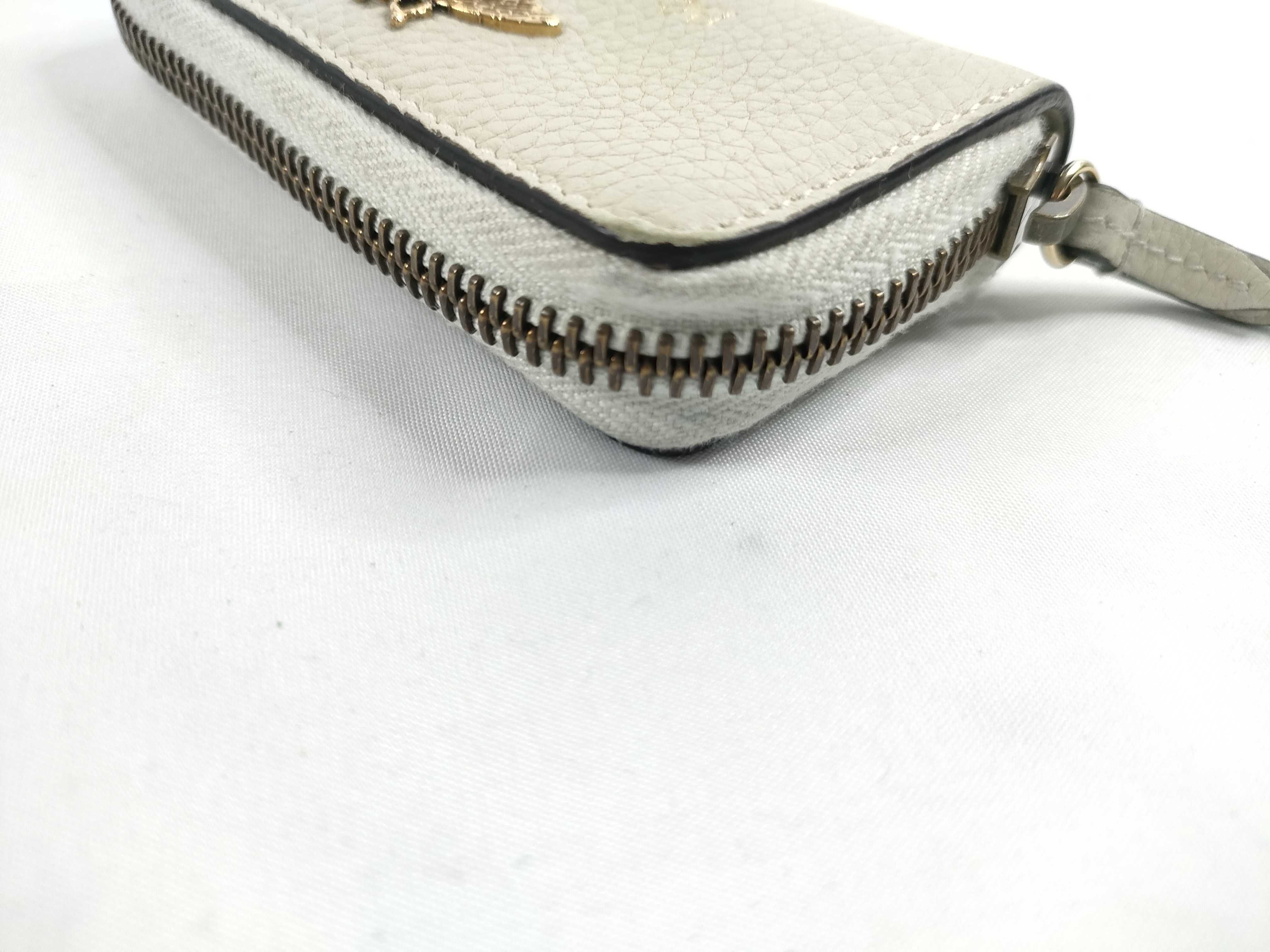Animalier Bee Leather Coin Case with Key Ring Coin Case — view 4
