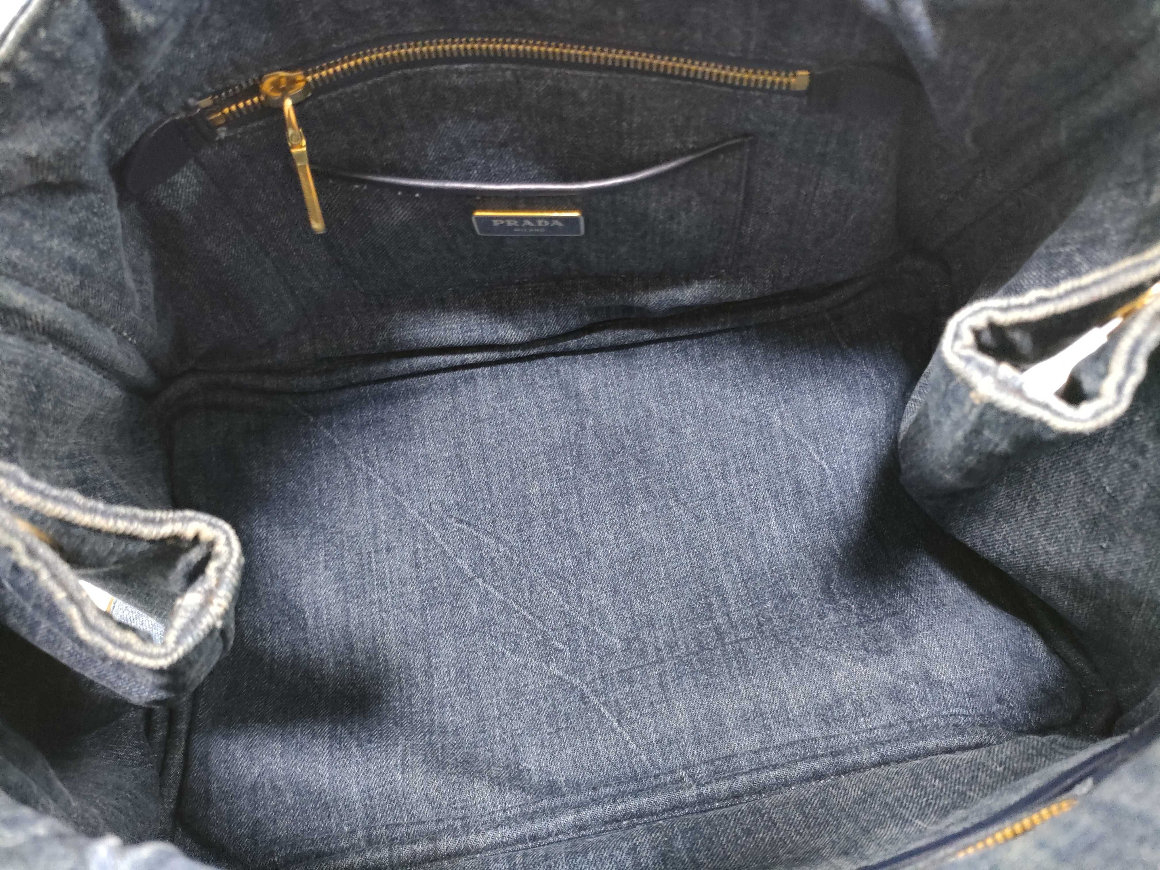 Canapa Denim Blue Bag Handbag — view 10