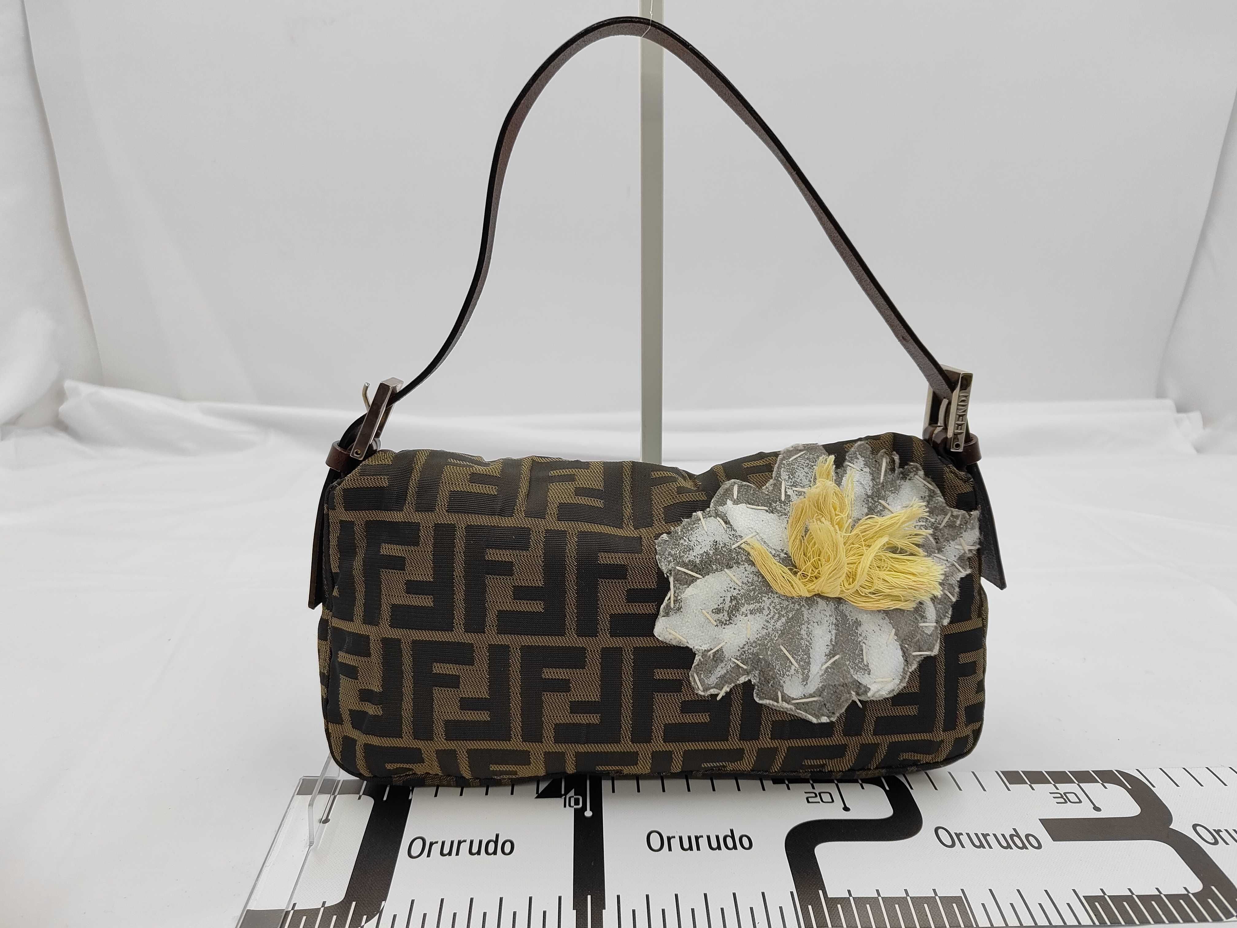 Mamma Bucket Zucca Pattern Flower Embroidered Shoulder Bag One-Shoulder Bag Dust Bag Handbag — view 2