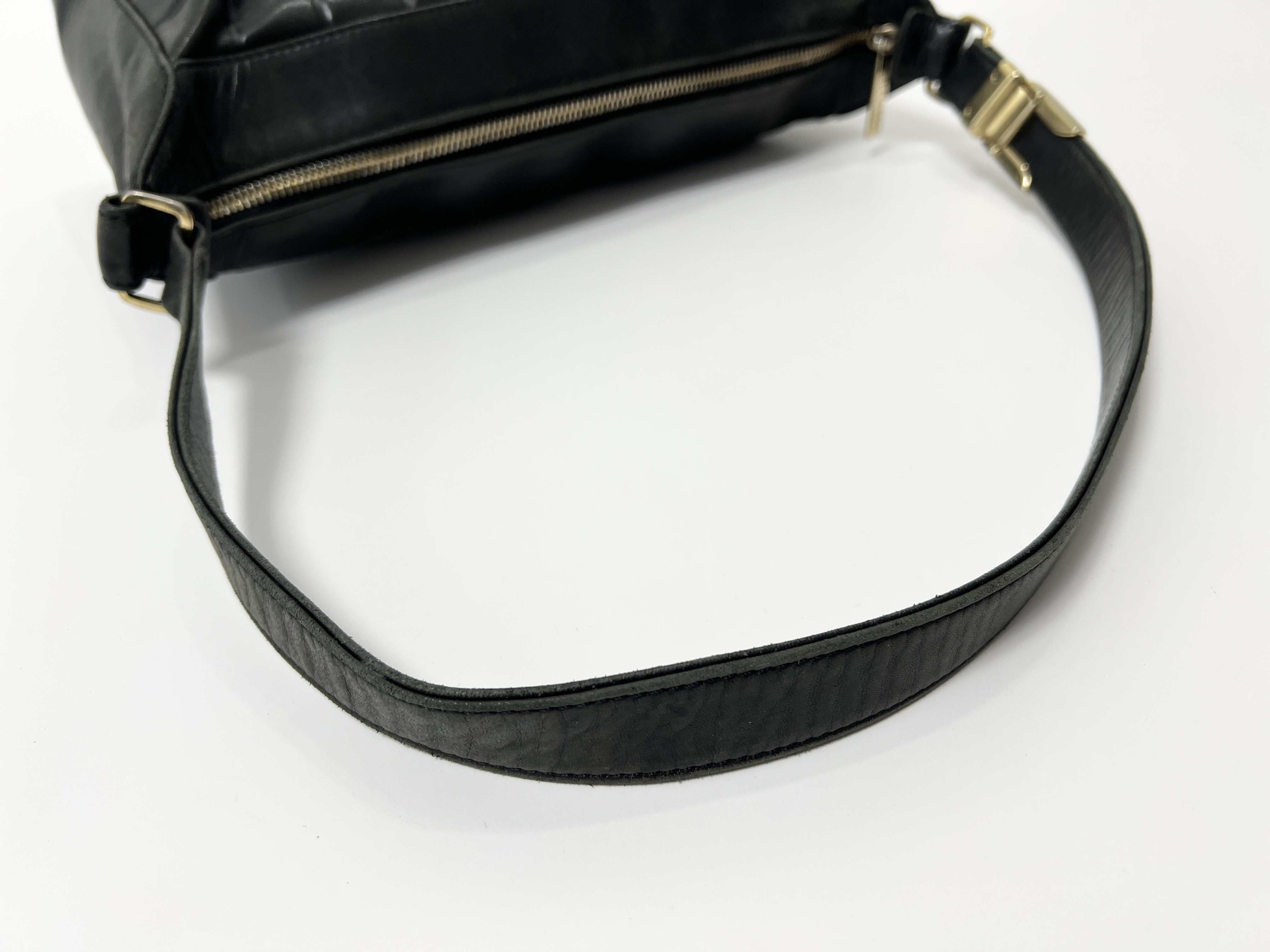 Chocolate Bar Coco Mark Logo Lambskin Leather Shoulder Bag (Serial Number 6) — view 3