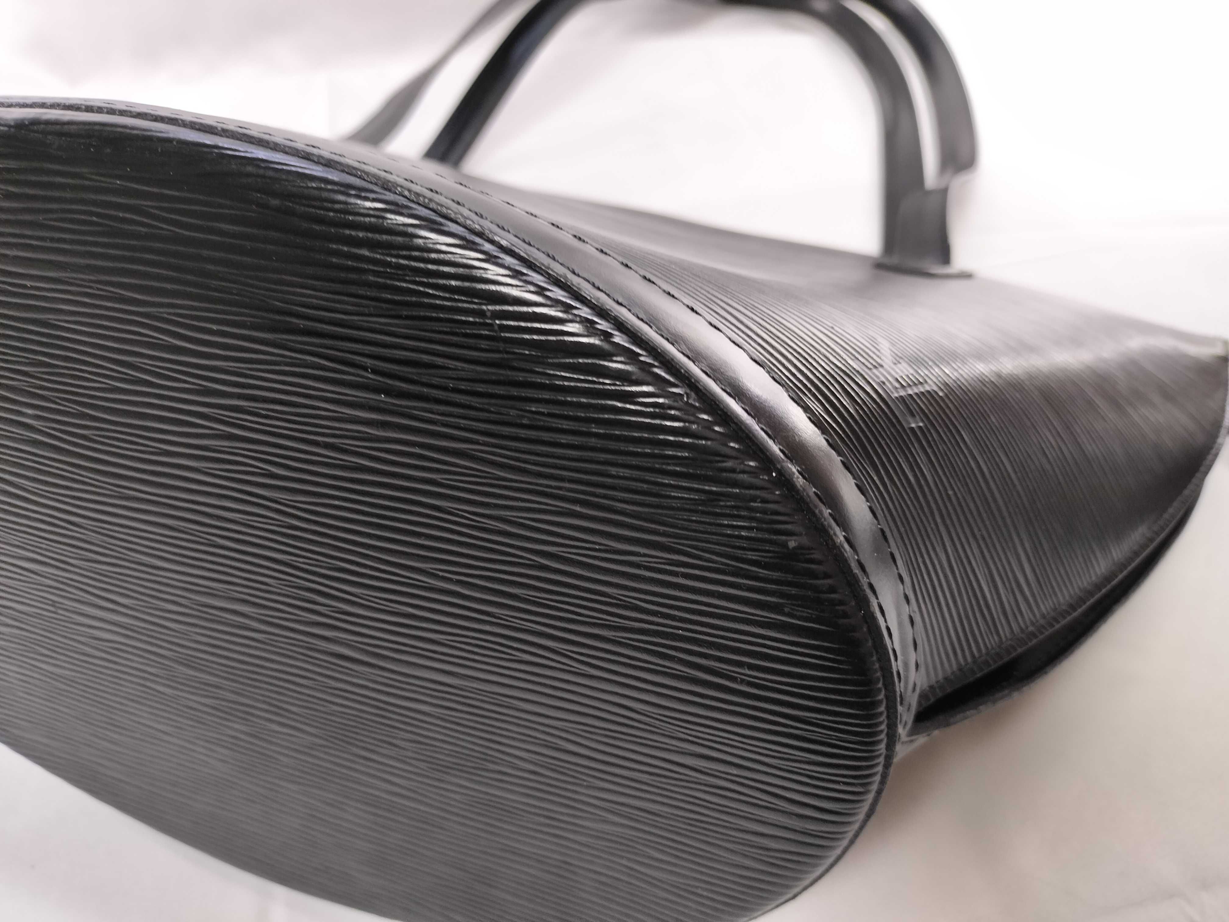 Epi Saint Jacques Tote Bag, Black — view 7