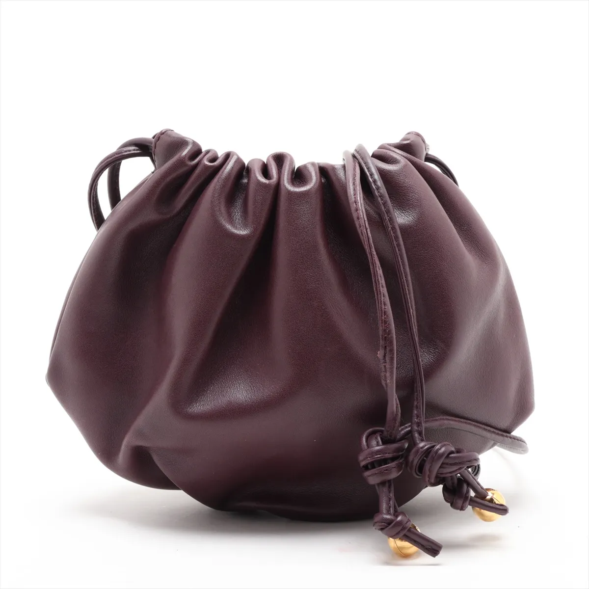 Mini The Valve Leather Shoulder Bag, Purple