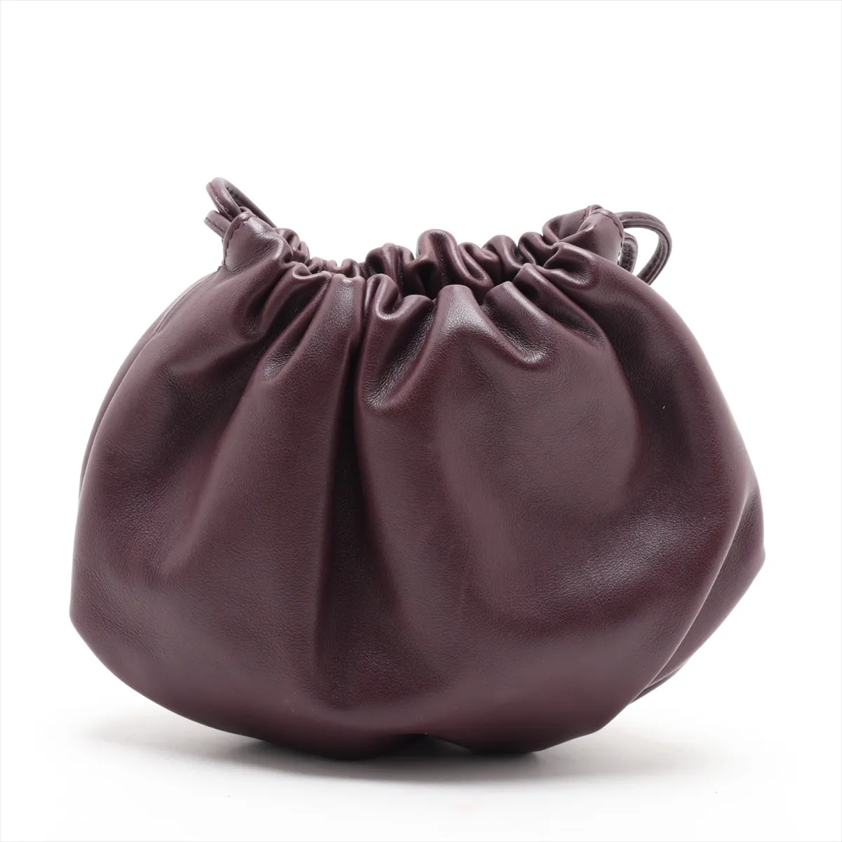 Mini The Valve Leather Shoulder Bag, Purple — view 2