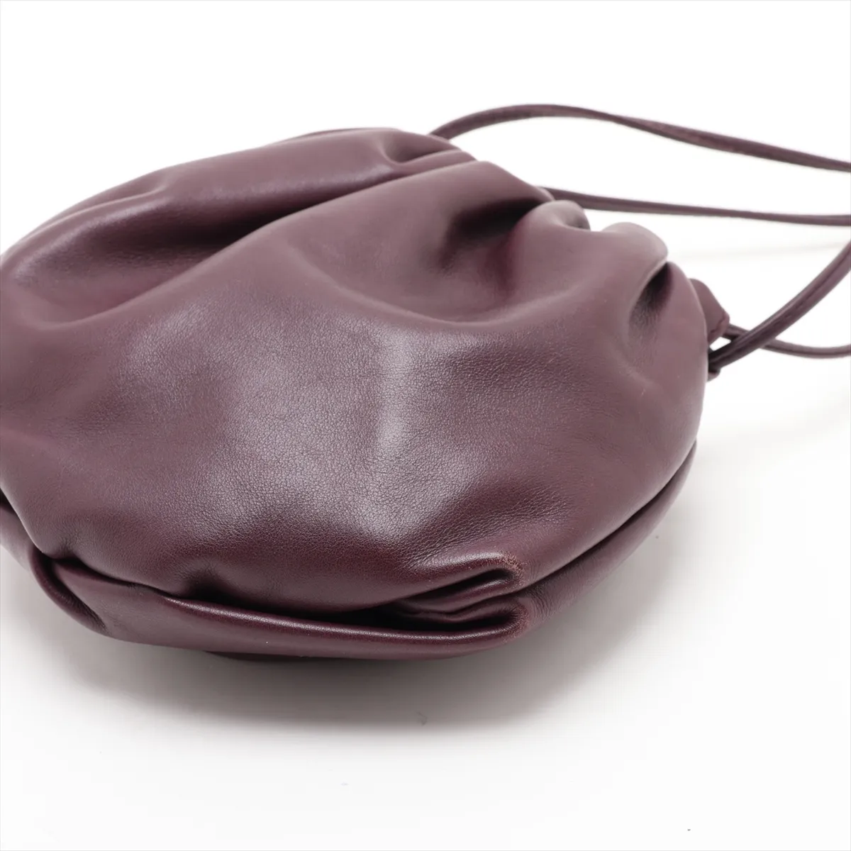 Mini The Valve Leather Shoulder Bag, Purple — view 3