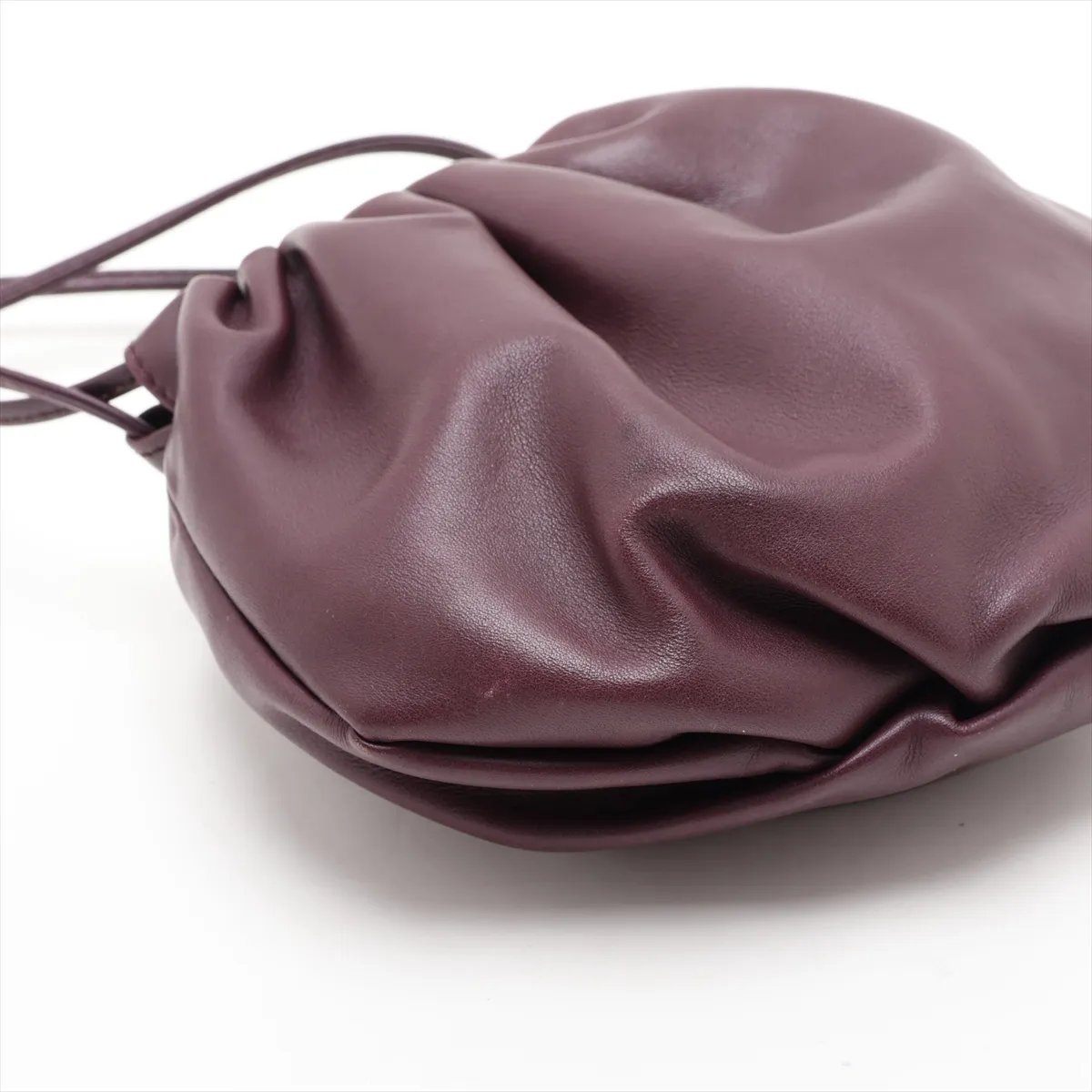 Mini The Valve Leather Shoulder Bag, Purple — view 4