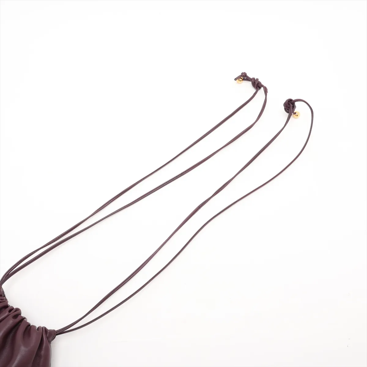 Mini The Valve Leather Shoulder Bag, Purple — view 5