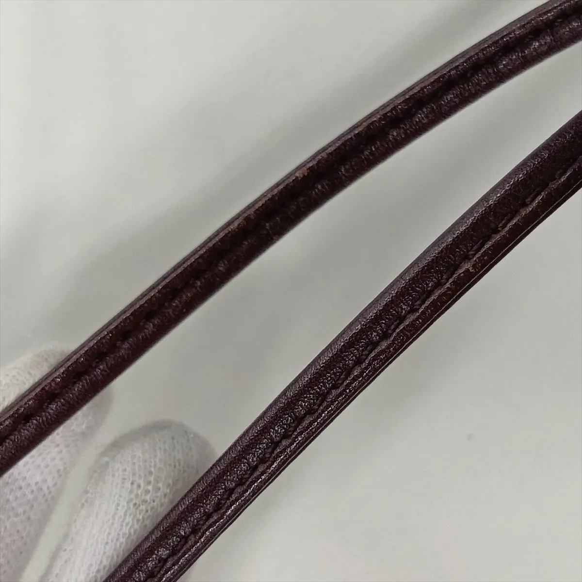 Mini The Valve Leather Shoulder Bag, Purple — view 9
