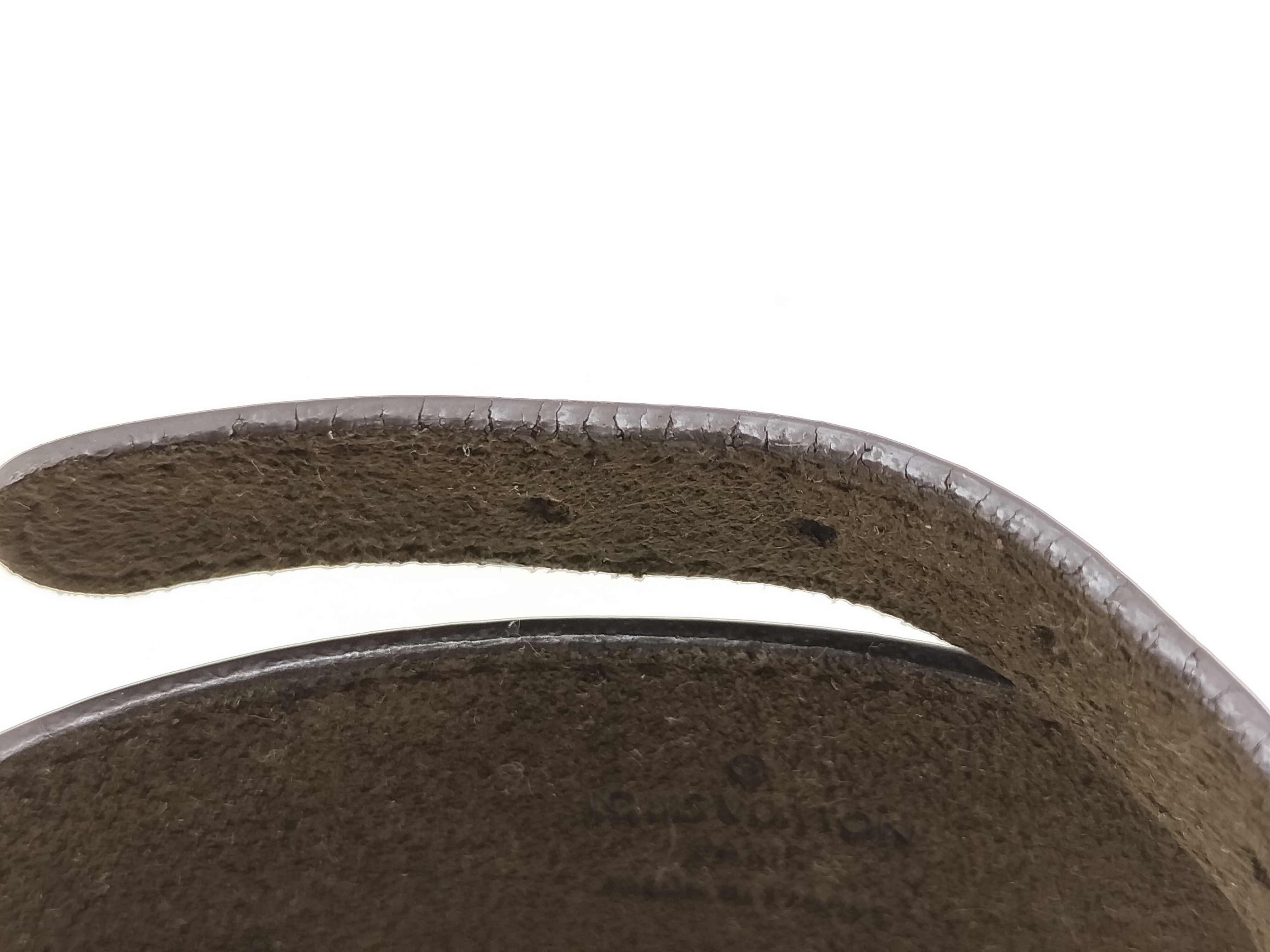Leather Bracelet Bangle Glacé Brasslet Force Bracelet Bangle — view 12