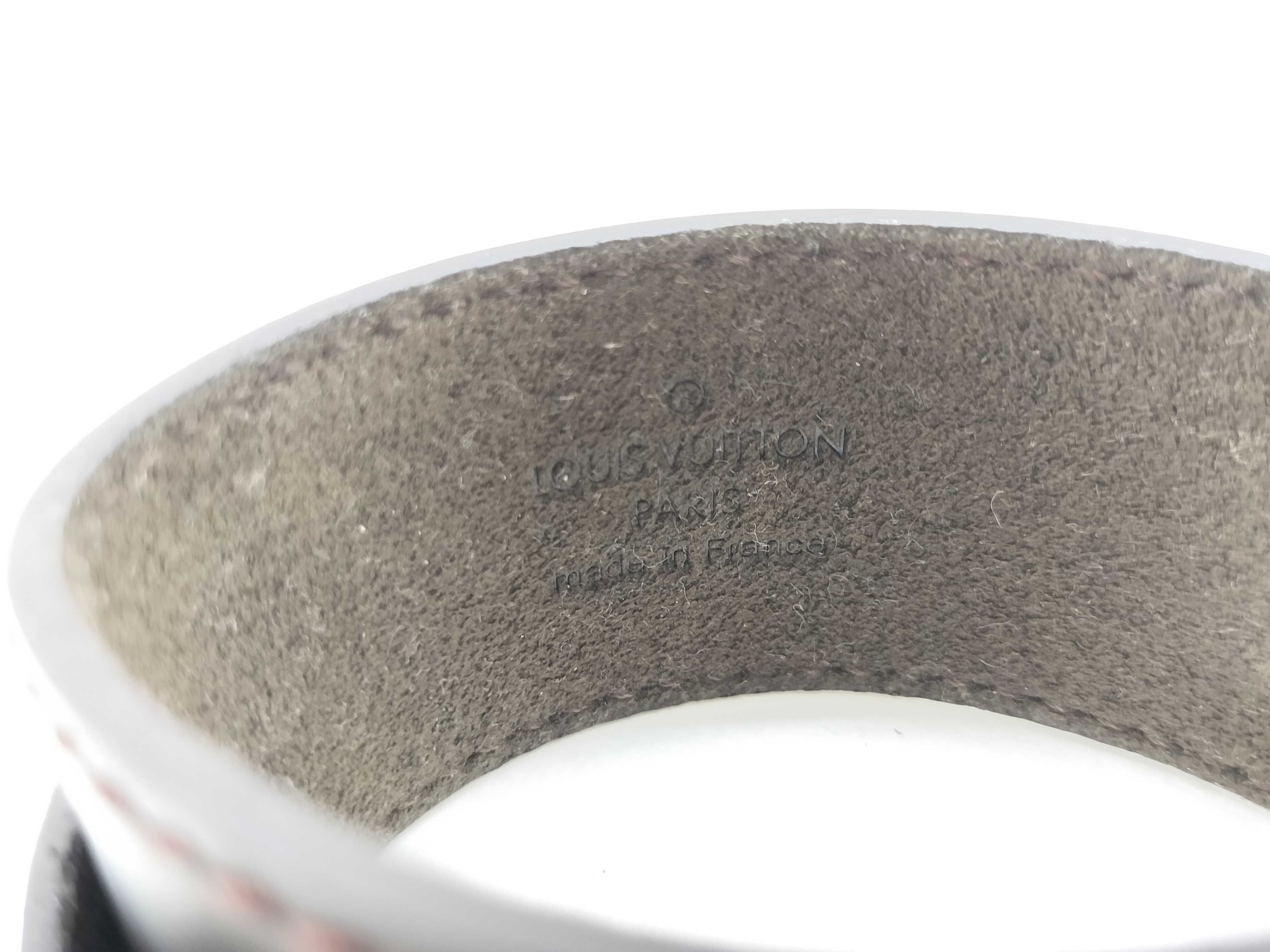 Leather Bracelet Bangle Glacé Brasslet Force Bracelet Bangle — view 6