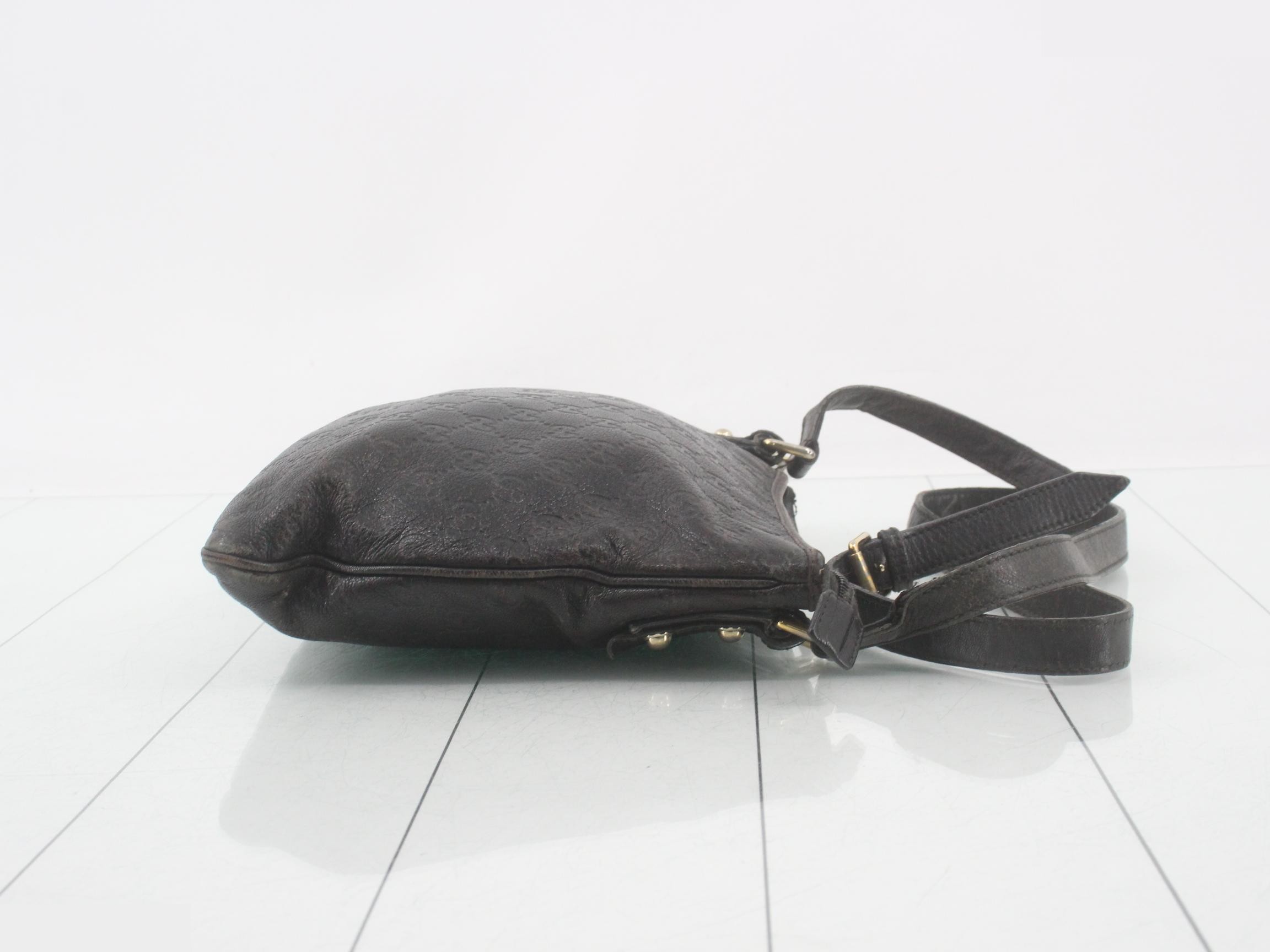 Shima Leather Shoulder Bag, Black — view 3
