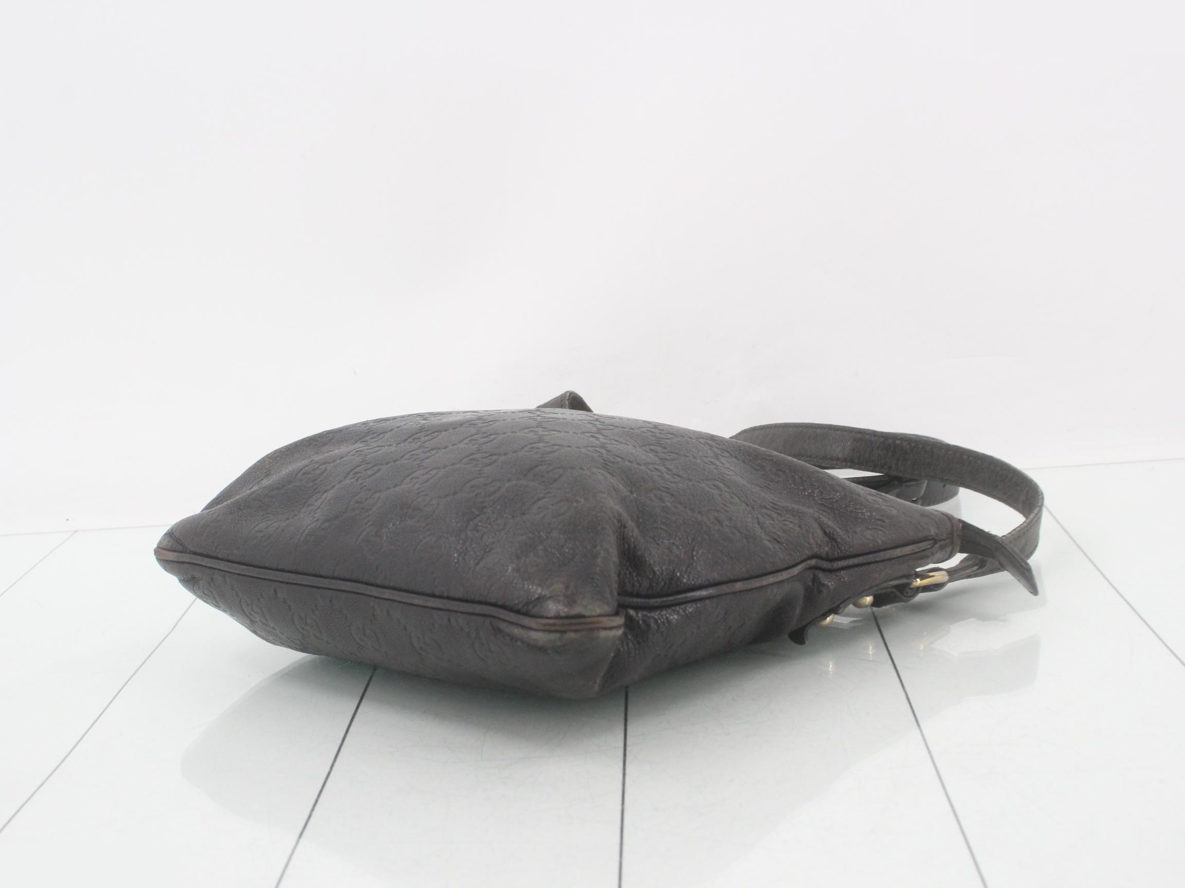Shima Leather Shoulder Bag, Black — view 6