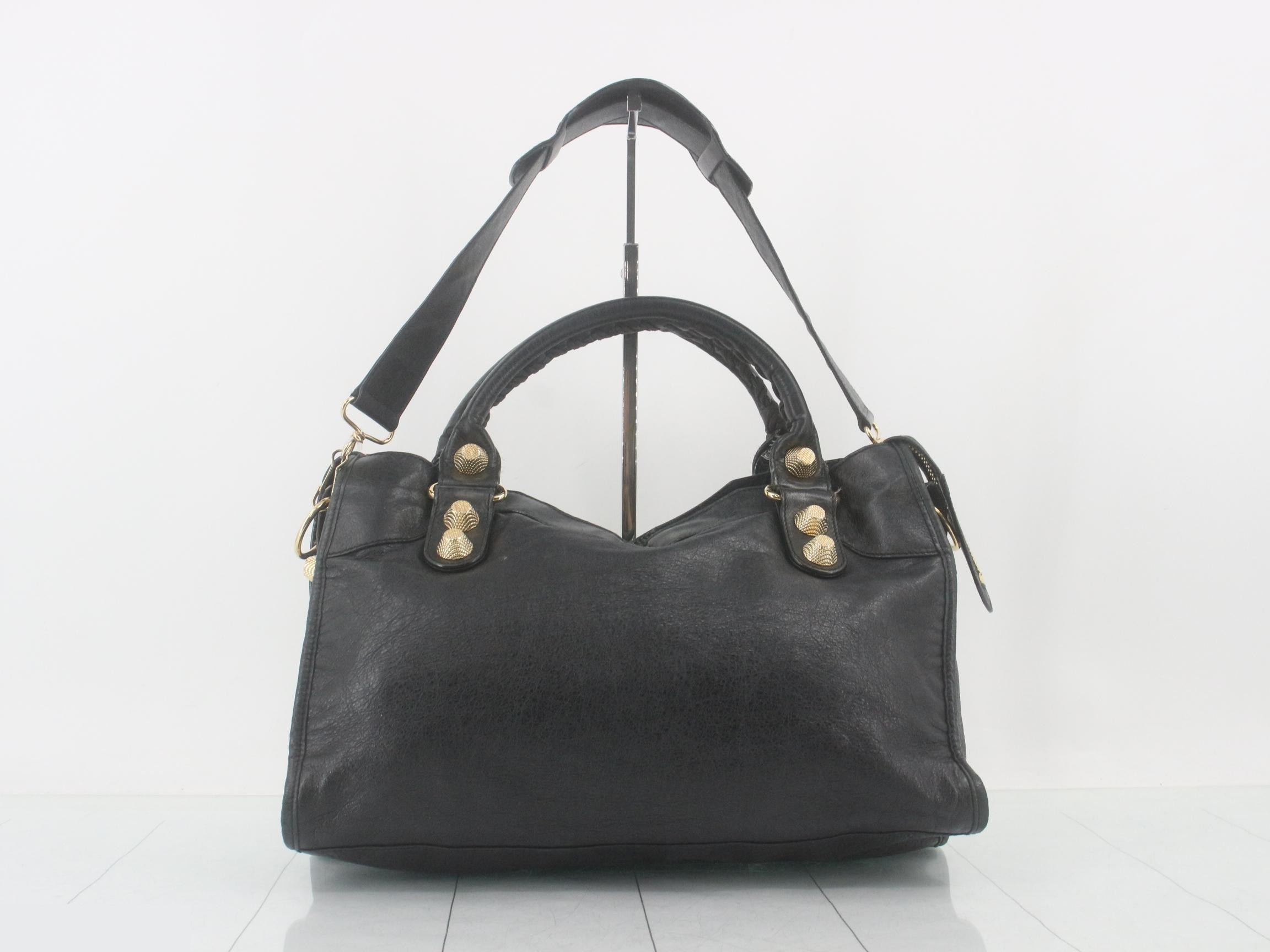 Classic handbag/shoulder bag, 2-way, black — view 2