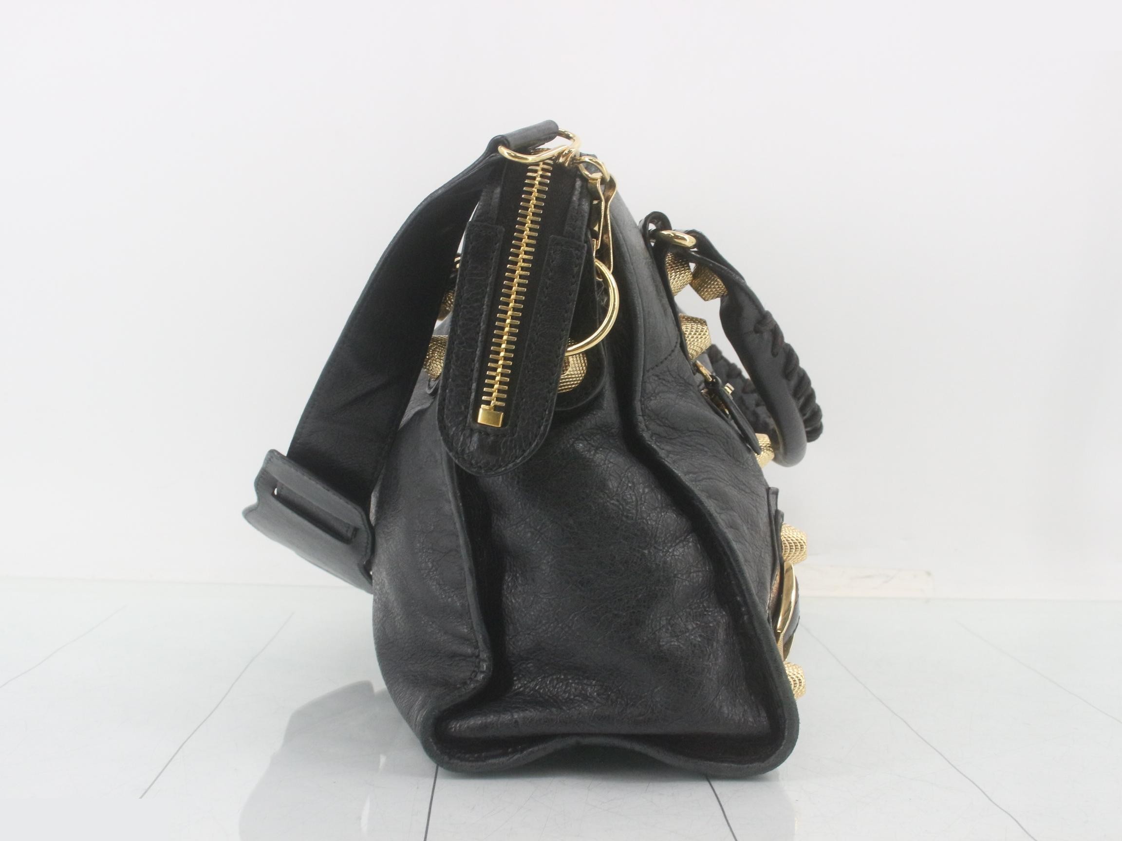 Classic handbag/shoulder bag, 2-way, black — view 4