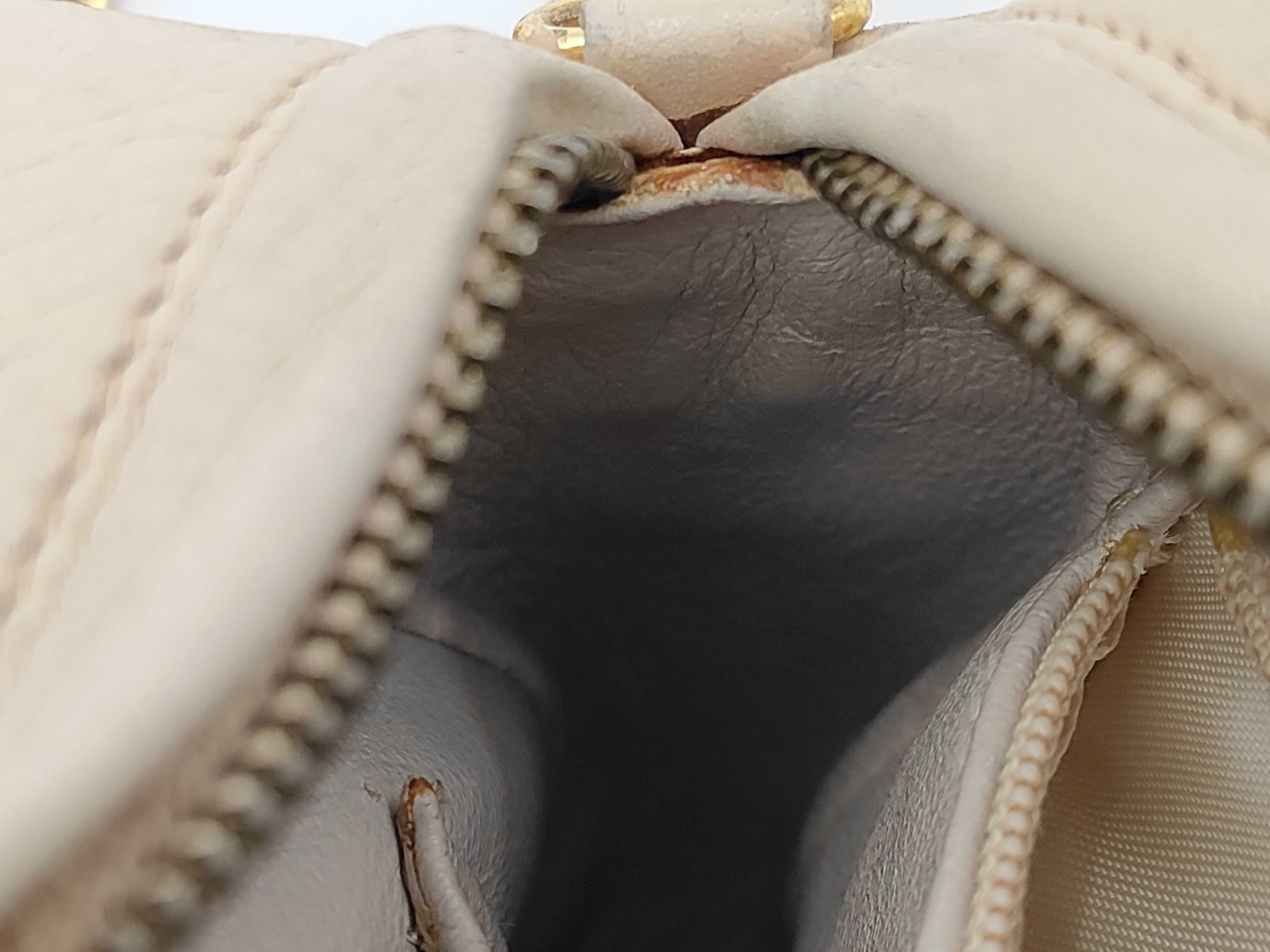 Bias Stitch Fringe Shoulder Bag, Beige, Gold Hardware, Series 2 — view 13