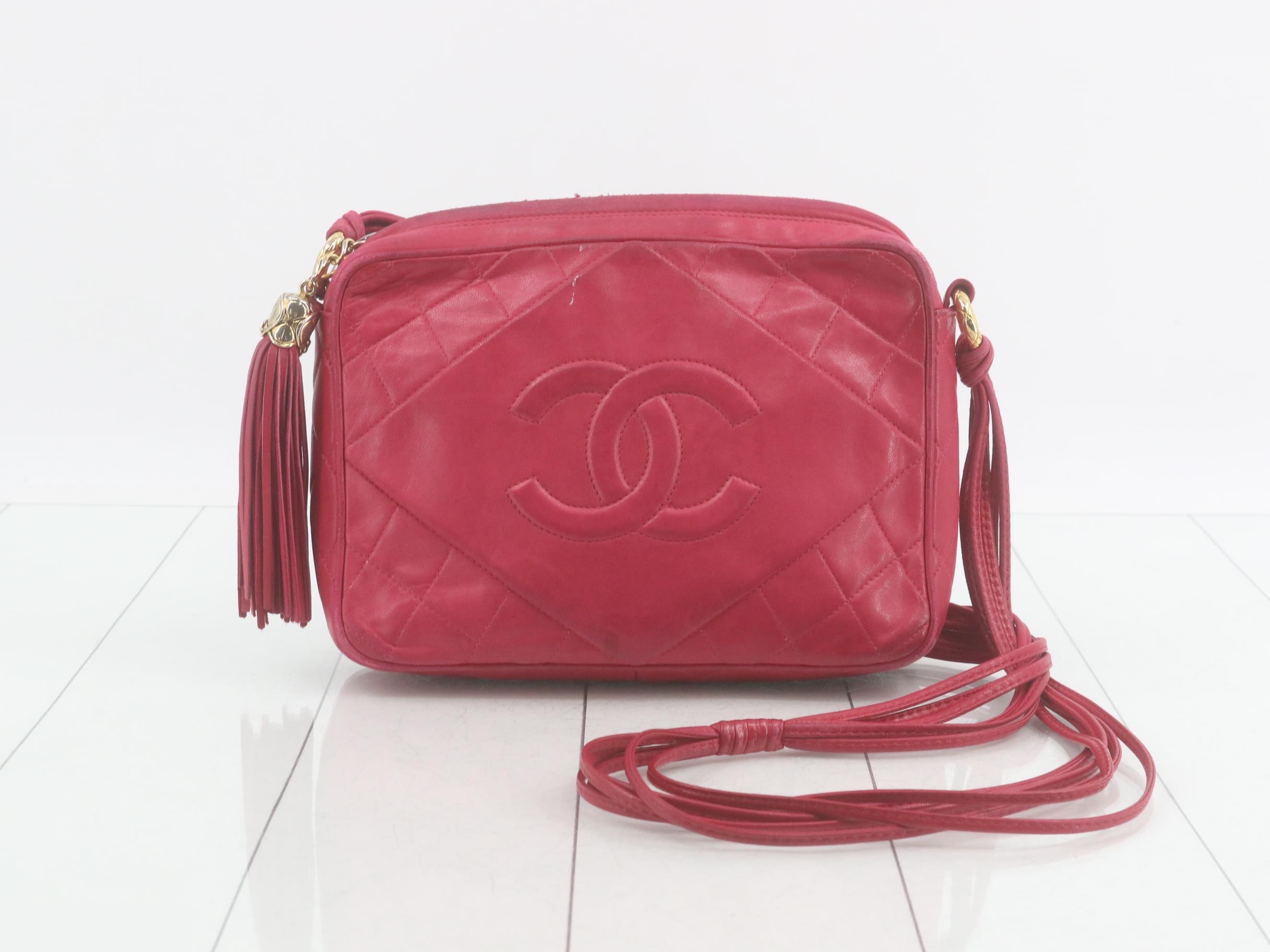 Lambskin, Gold hardware, Pink