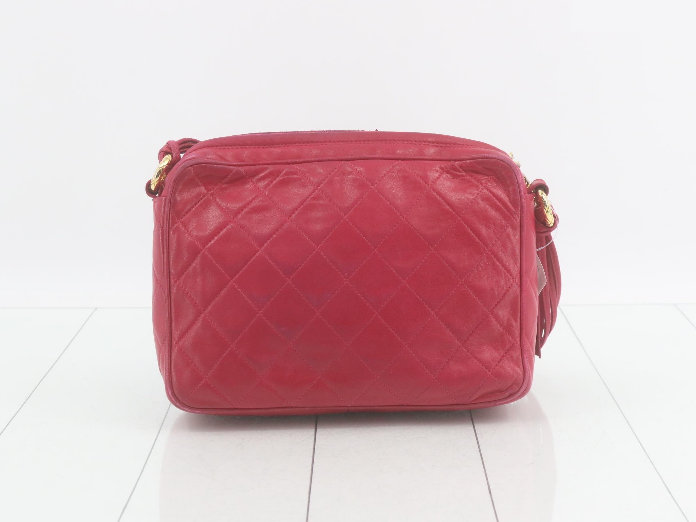 Lambskin, Gold hardware, Pink — view 2