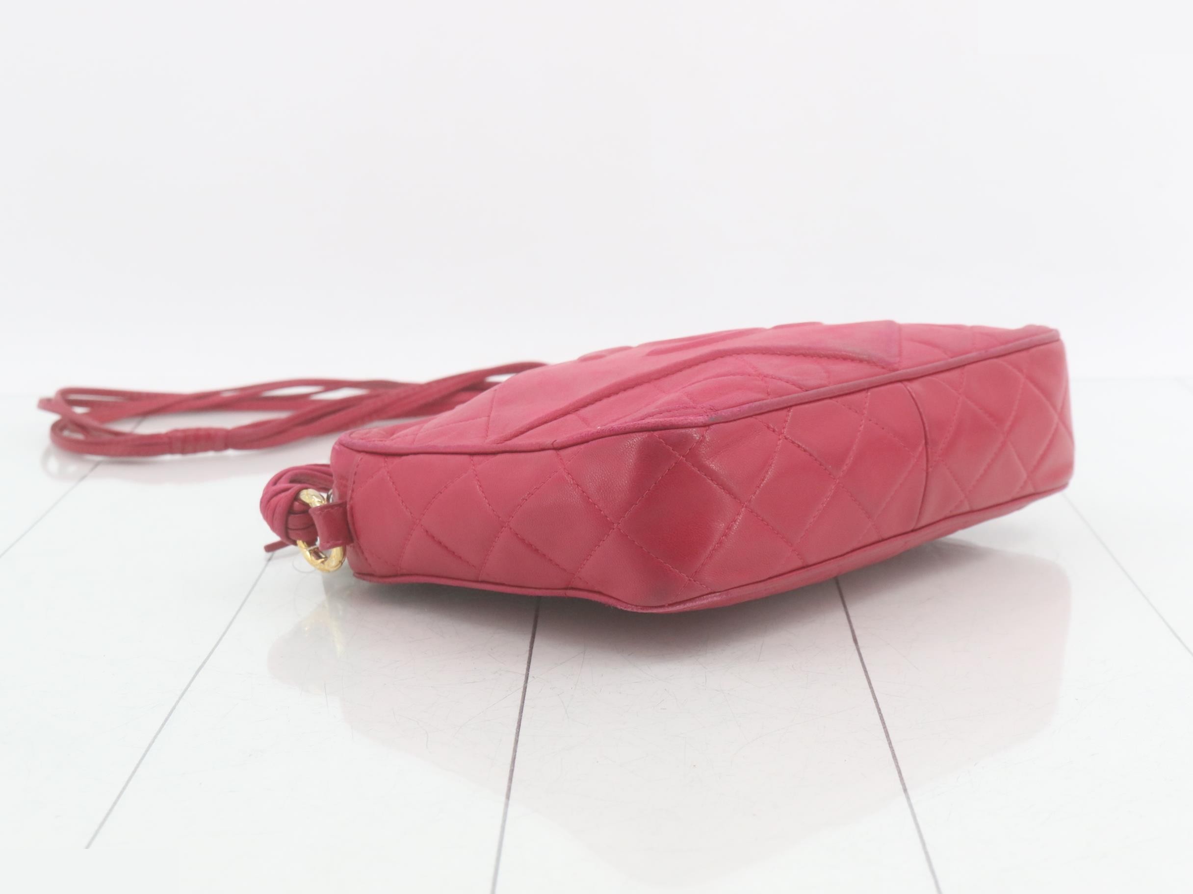 Lambskin, Gold hardware, Pink — view 5