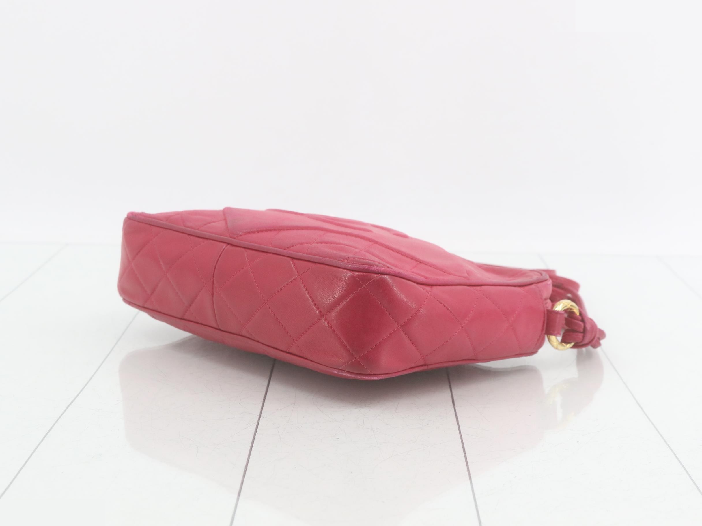 Lambskin, Gold hardware, Pink — view 6