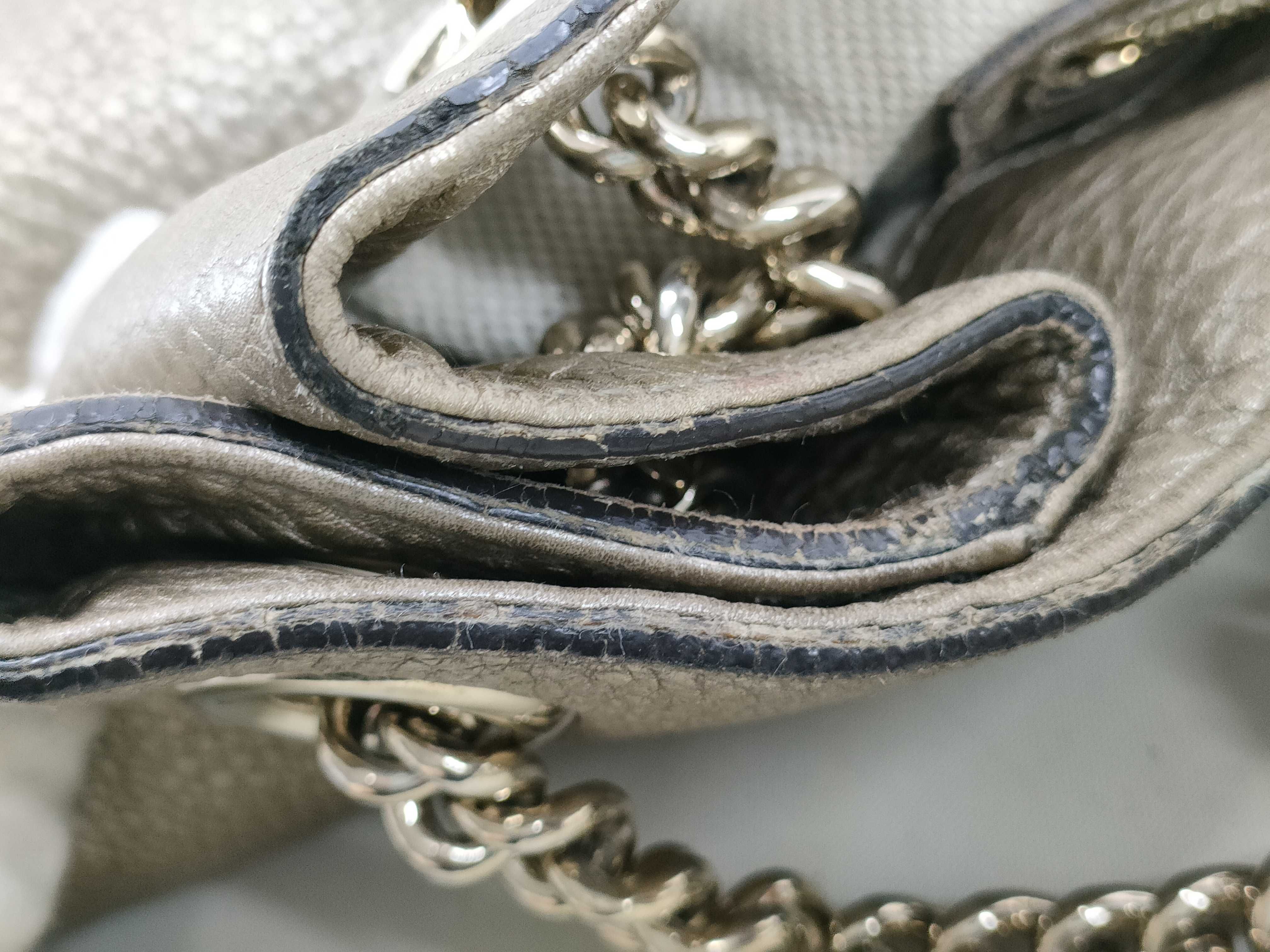Soho Gucci Soho Fringe Leather Chain Tote Bag — view 11
