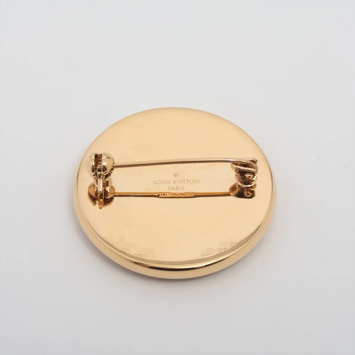 x Supreme MP2076 RM0157 Pin Brooch, GP x PVC, Brown. — view 2
