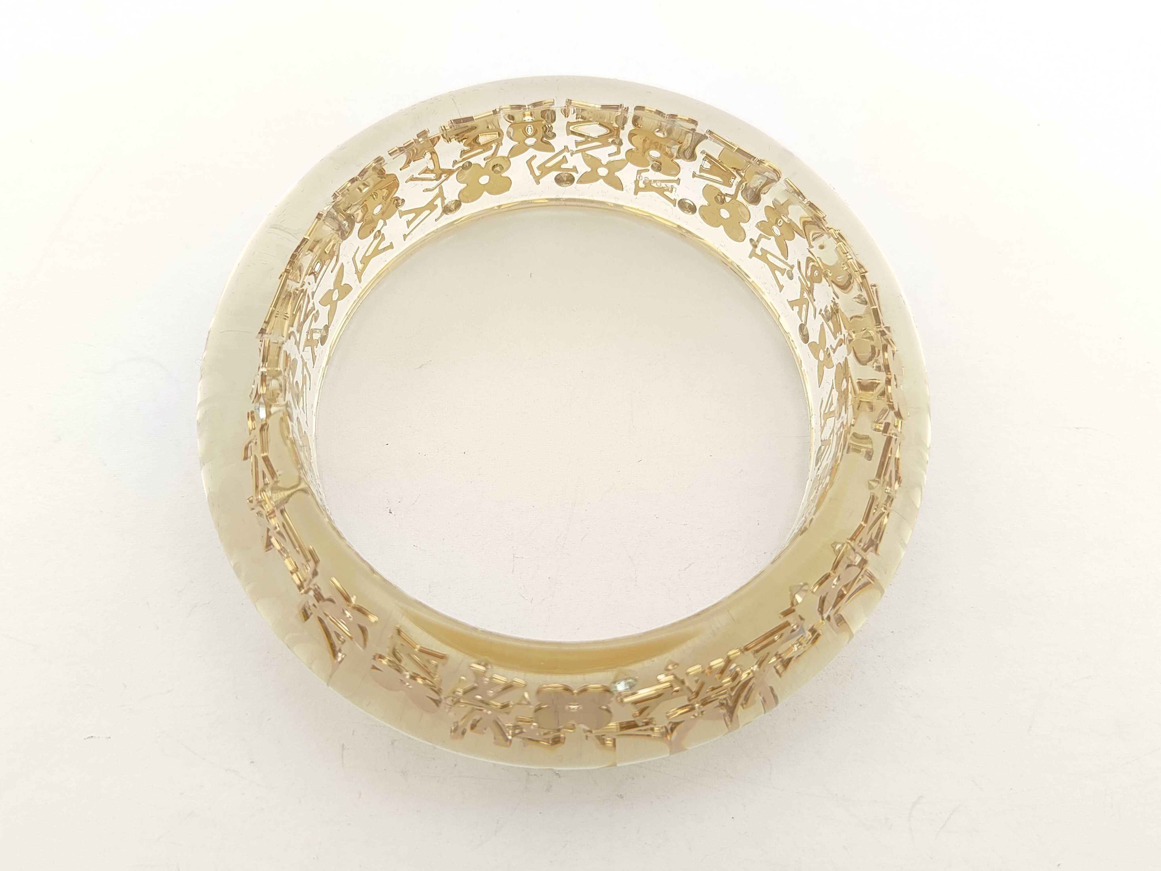 Monogram Louis Vuitton Bangle Inclusion Clear Bracelet/Bangle — view 2