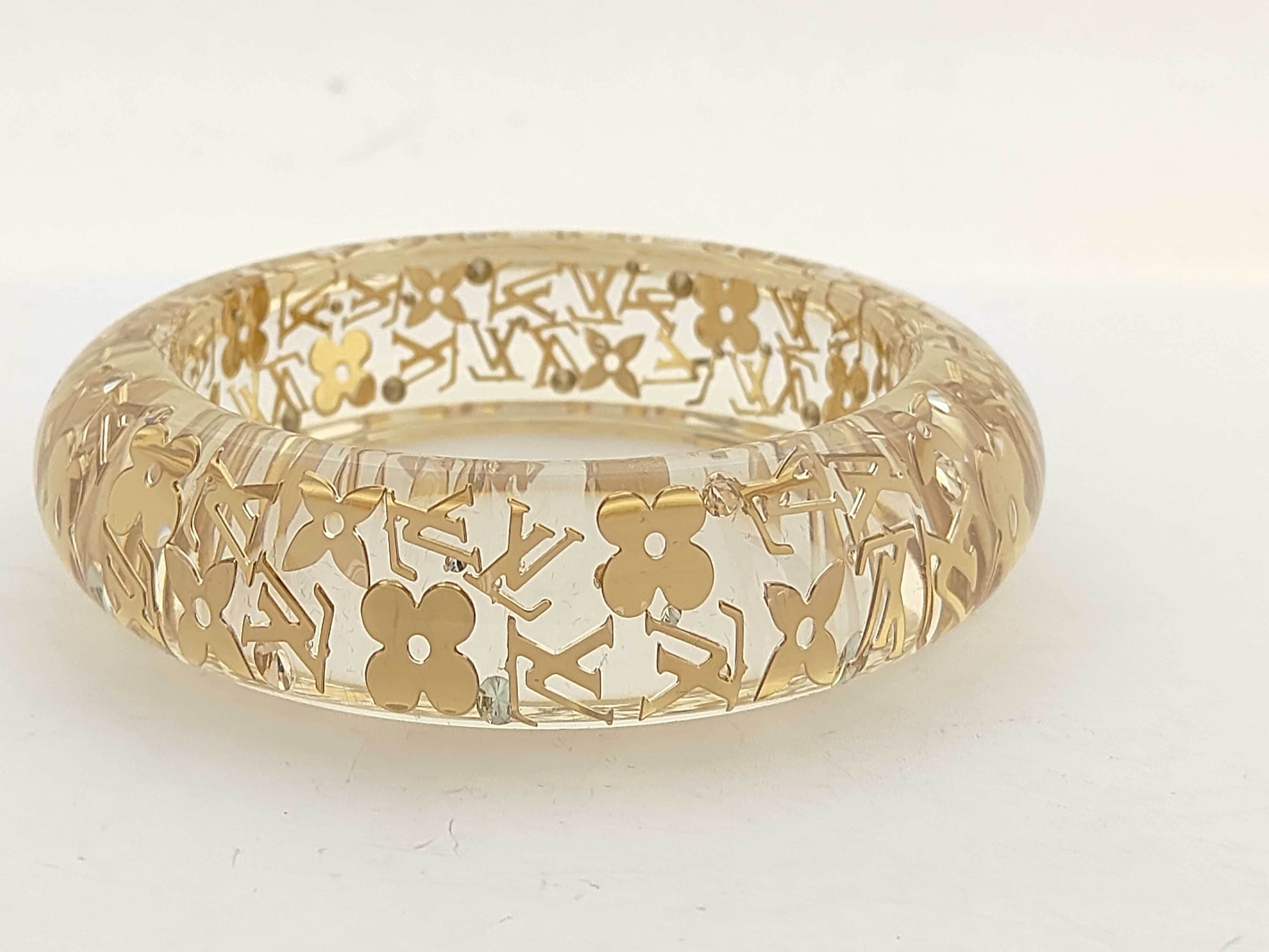 Monogram Louis Vuitton Bangle Inclusion Clear Bracelet/Bangle — view 4