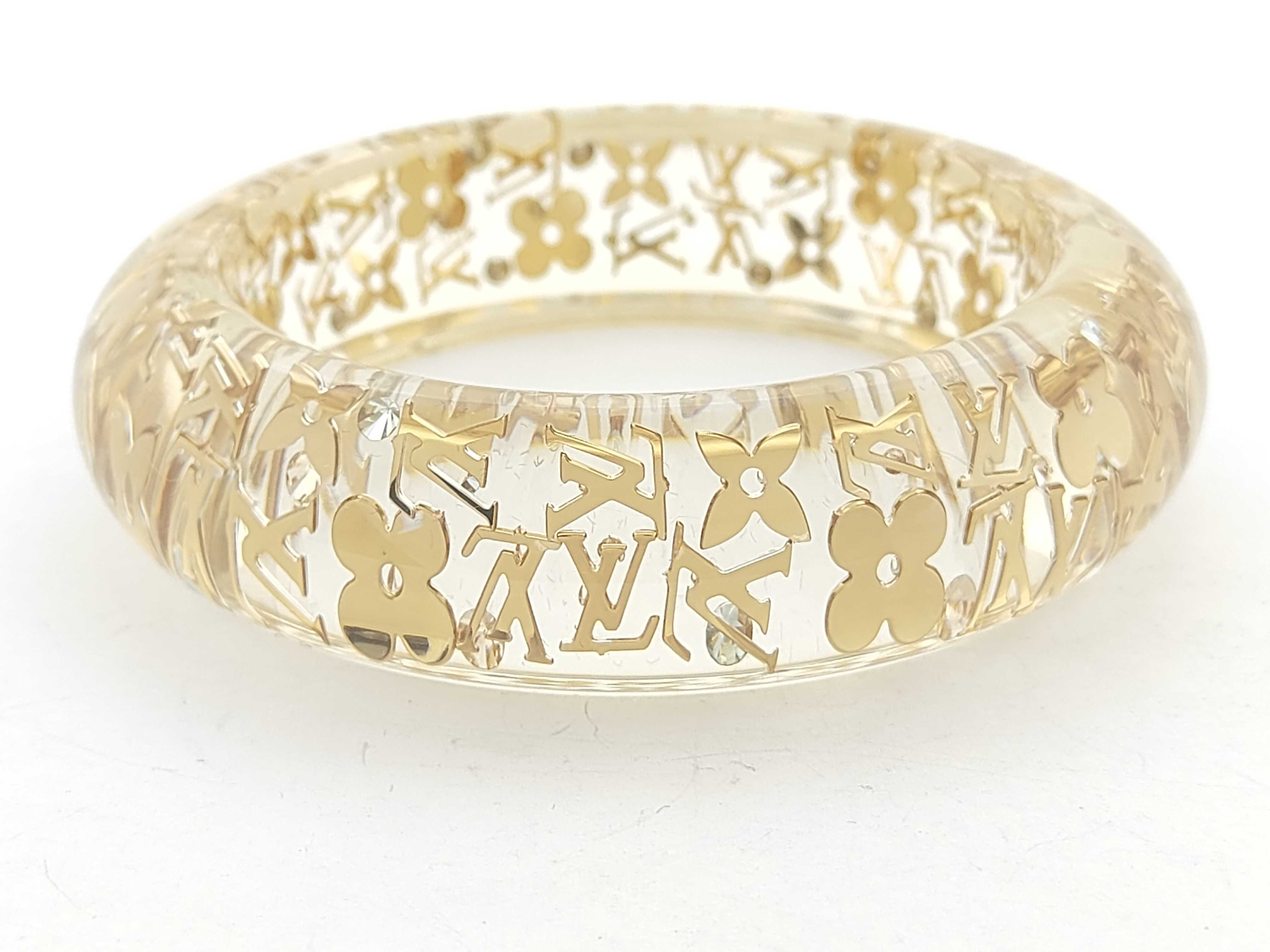 Monogram Louis Vuitton Bangle Inclusion Clear Bracelet/Bangle — view 5
