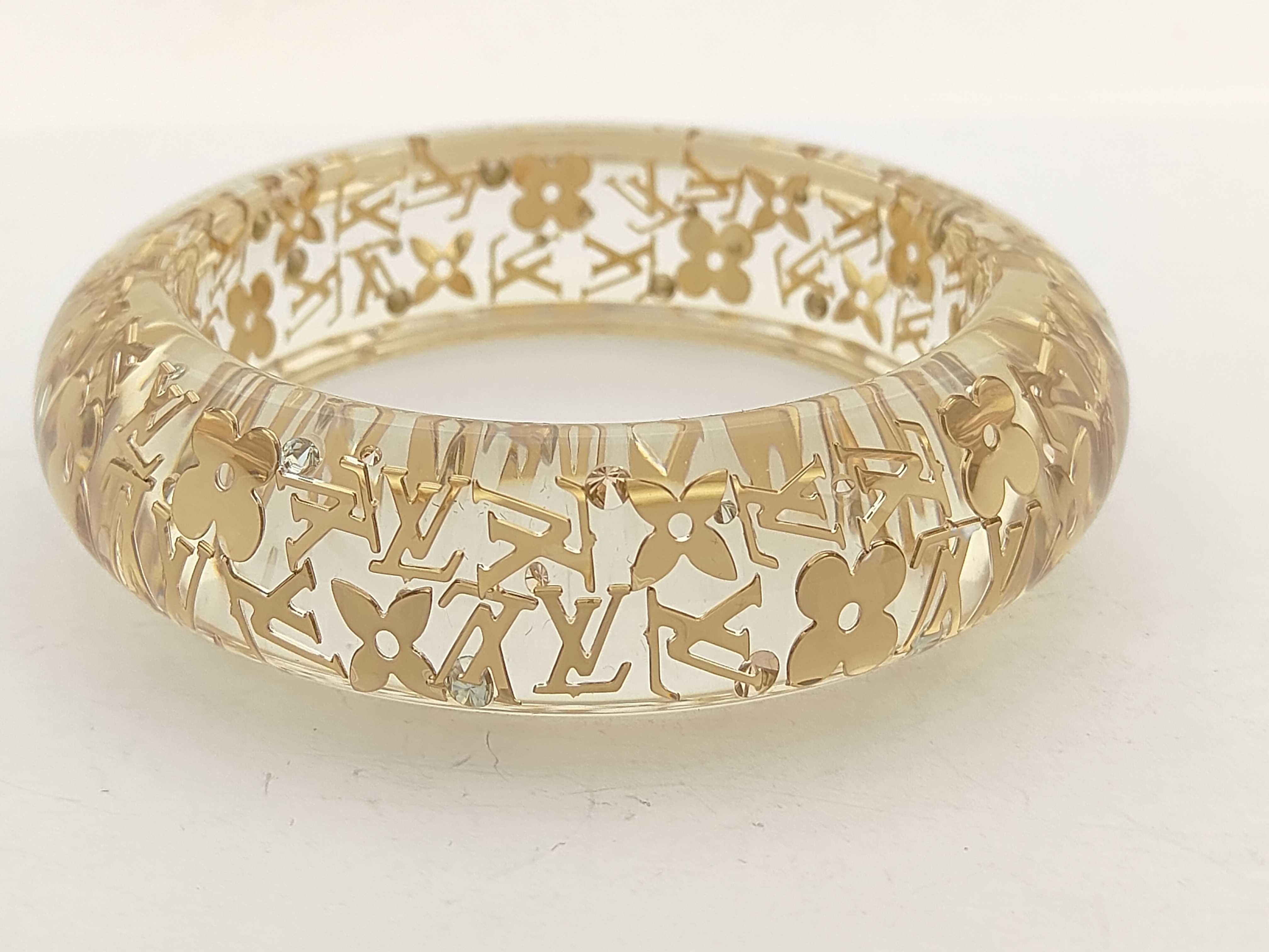 Monogram Louis Vuitton Bangle Inclusion Clear Bracelet/Bangle — view 6